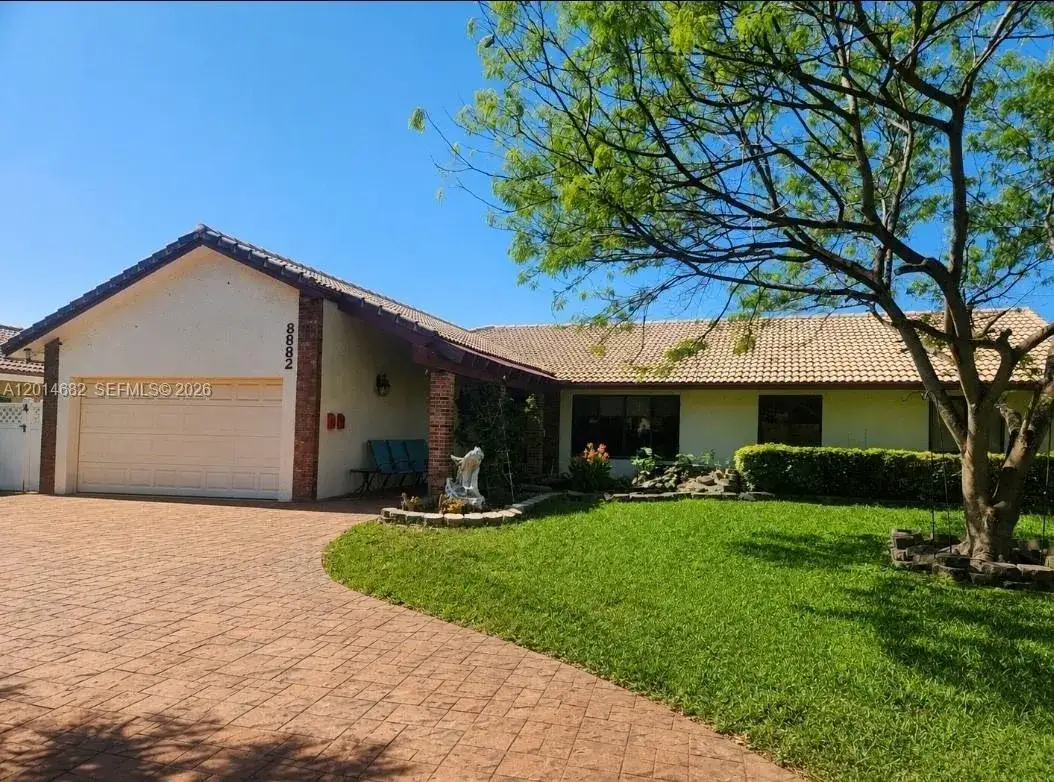 4 bedroom 2 bath Residential for sale at 8882 SW 1st Pl, Coral Springs FL 33071