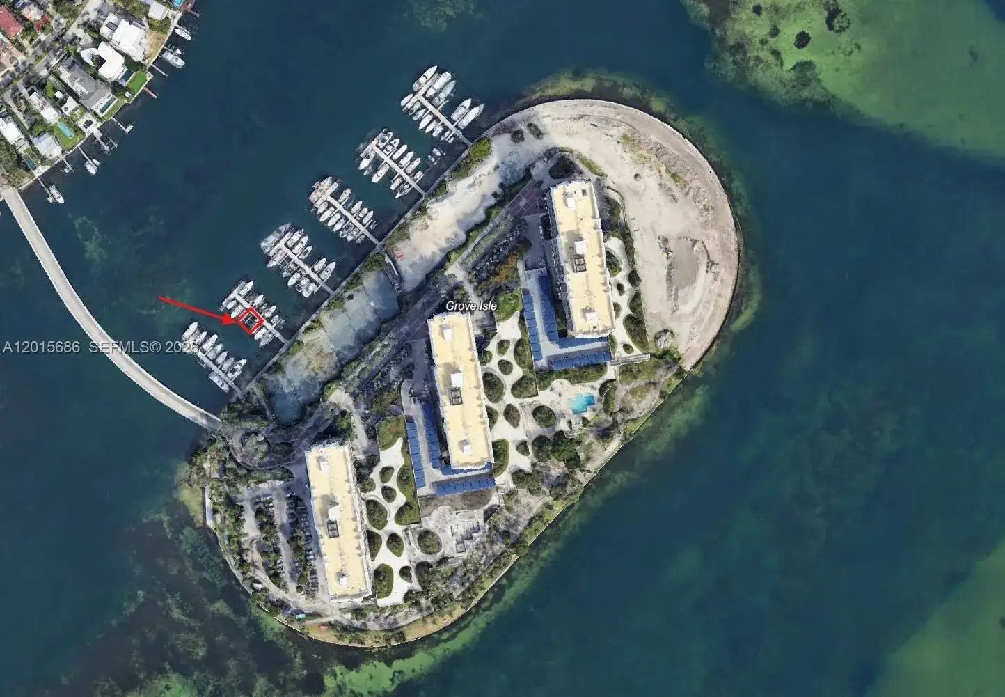 Land/Boat Docks for sale at 4 Grove Isle Dr, Miami FL 33133