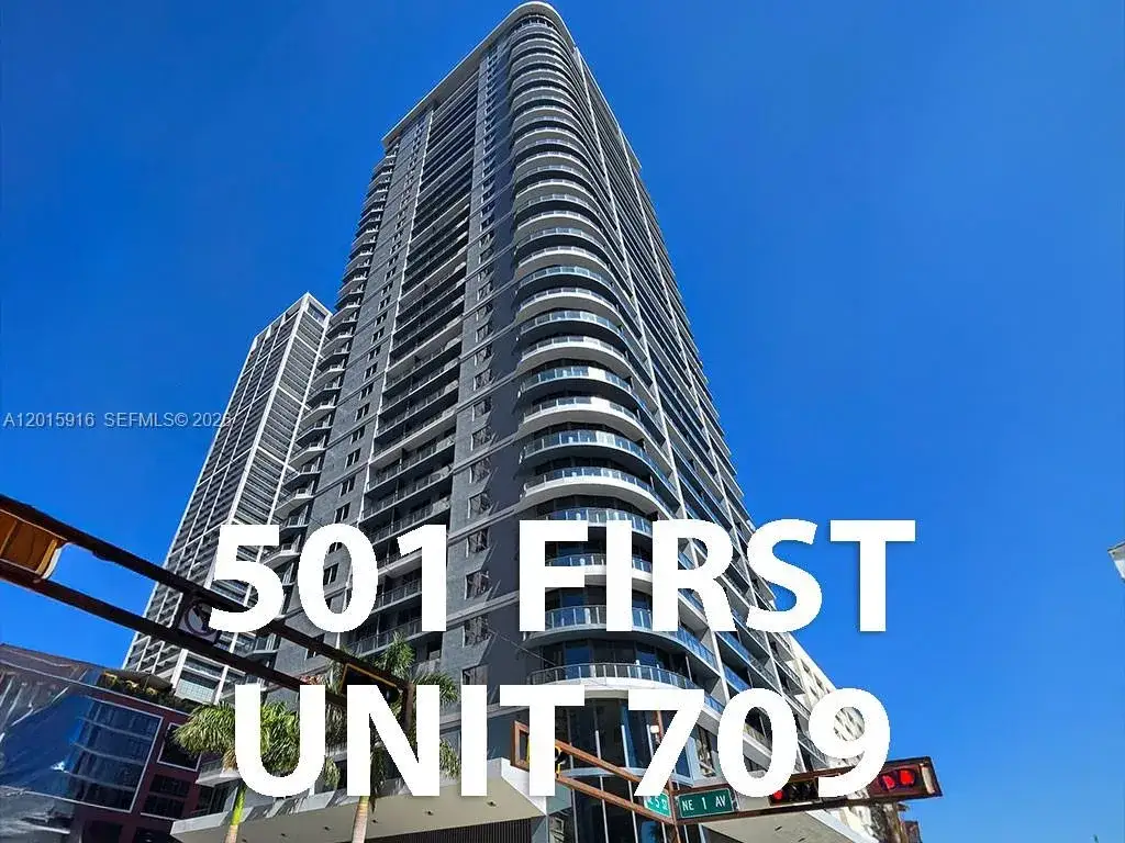 1 bath Residential for sale at 121 NE 5 ST # 709, Miami FL 33132