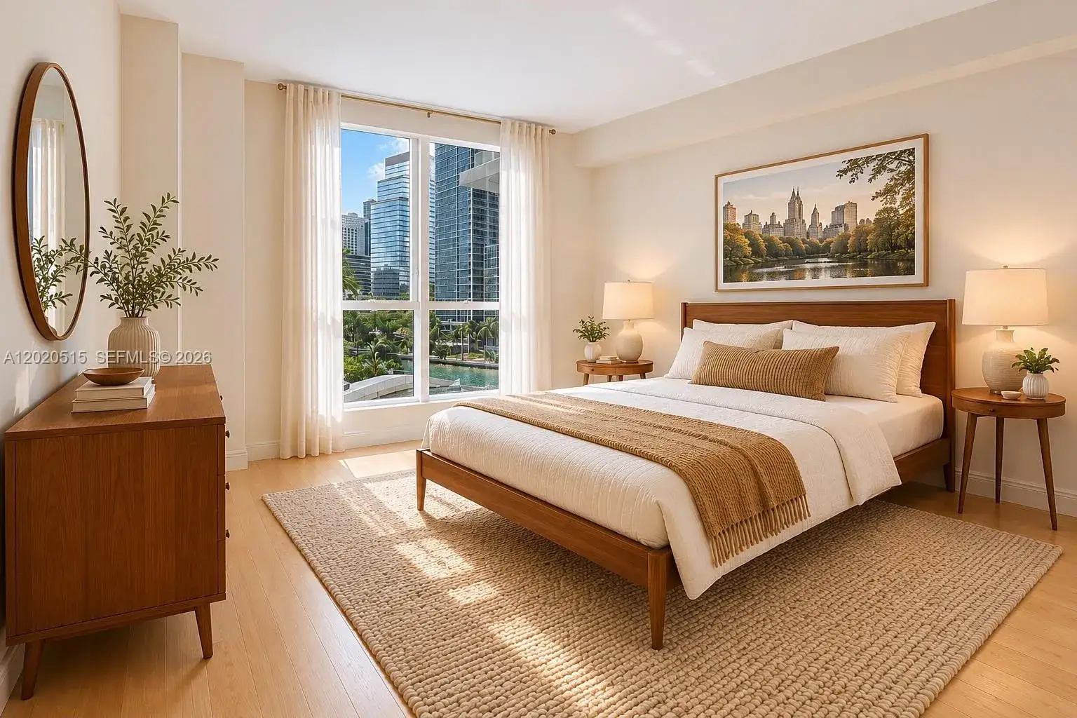 2 bedroom 2 bath Residential Lease for rent at 901 Brickell Key Blvd # 609, Miami FL 33131