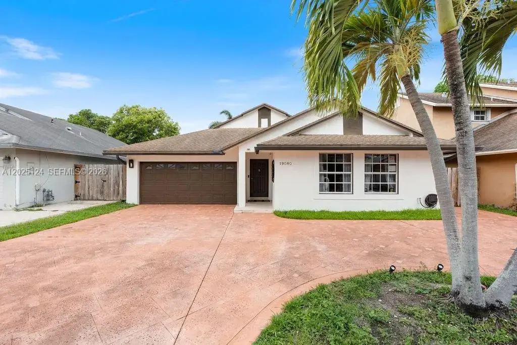 3 bedroom 2 bath Residential for sale at 19080 NW 77th Ct, Hialeah FL 33015