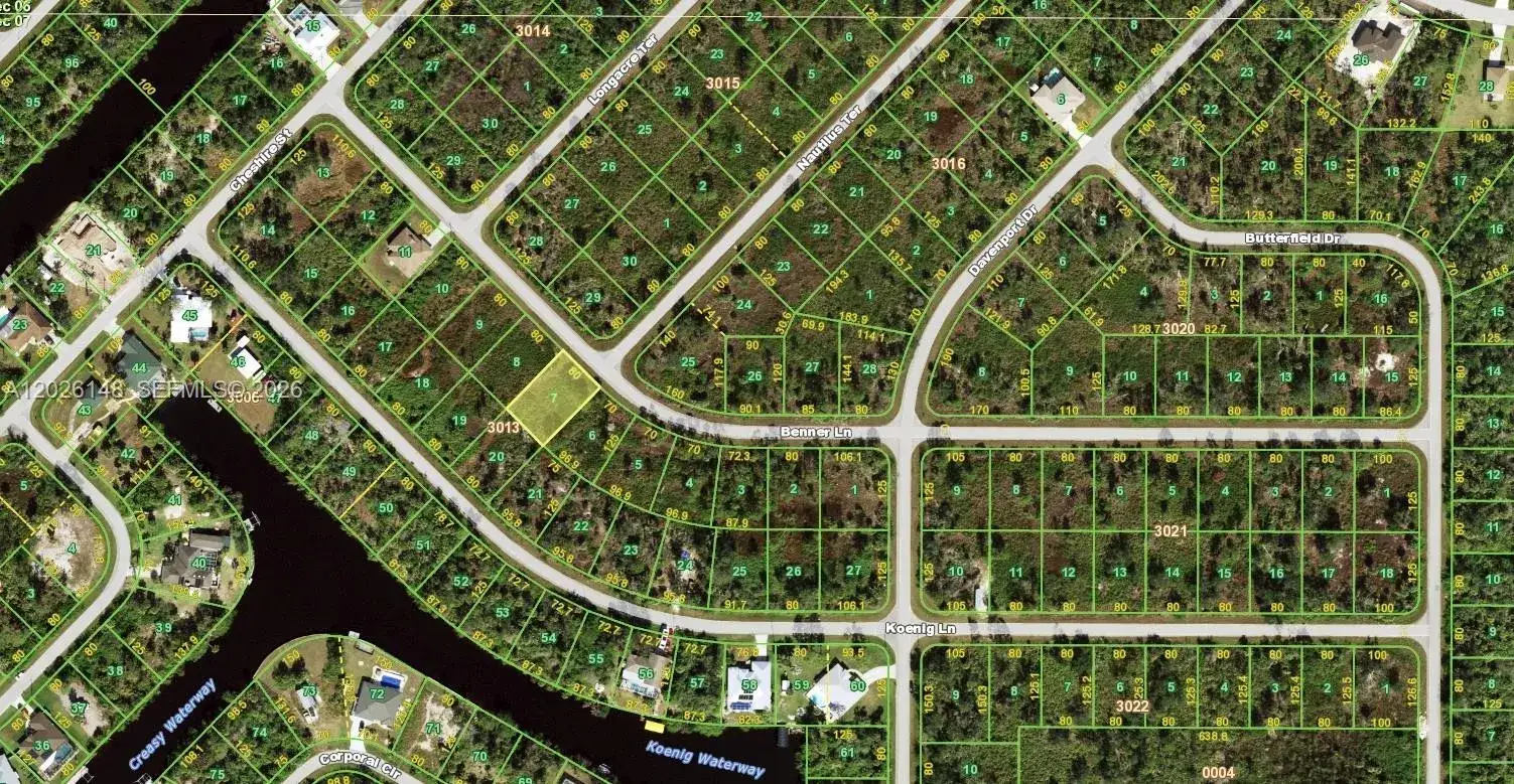 Land/Boat Docks for sale at 12363 Benner Ln, Port Charlotte FL 33953