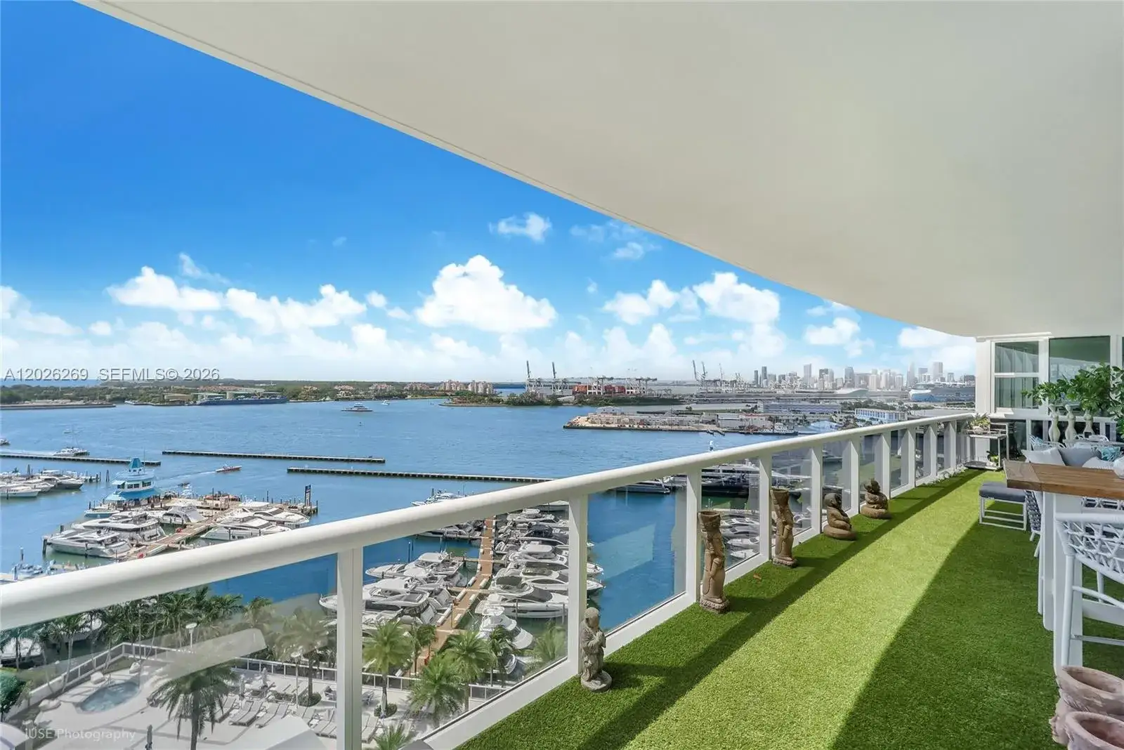 3 bedroom 3 bath Residential Lease for rent at 400 Alton Rd # 1506, Miami Beach FL 33139