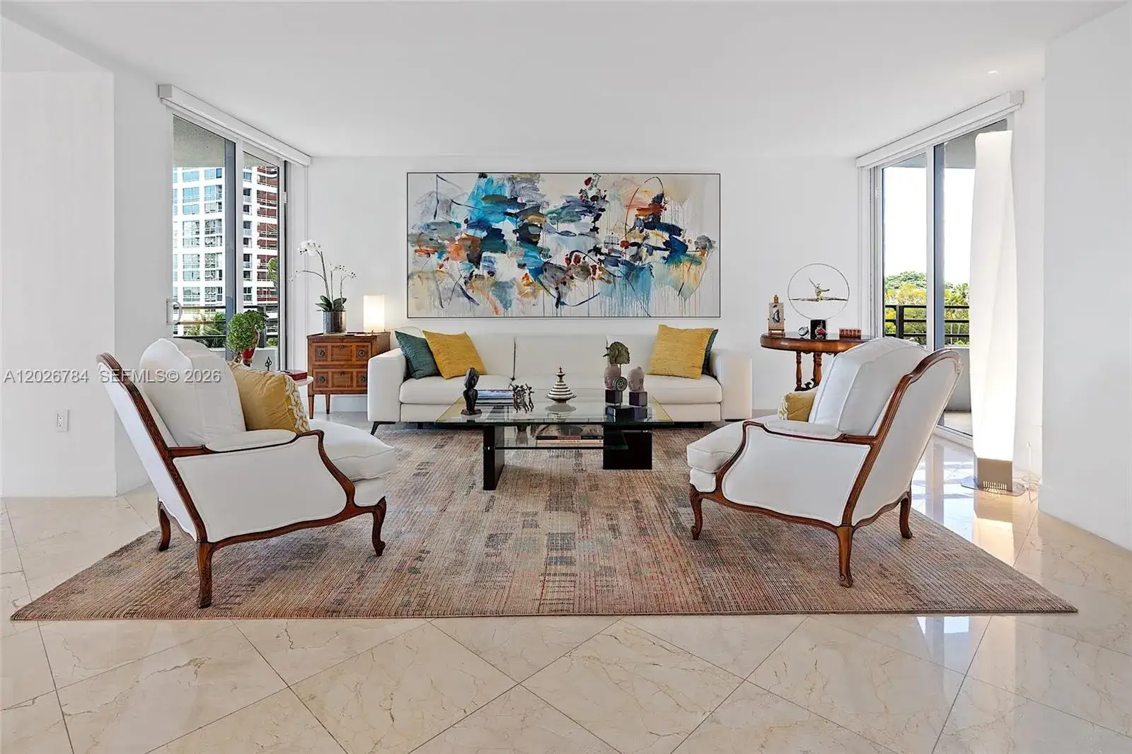 2 bedroom 2 bath Residential Lease for rent at 151 SE 15th Rd # 601, Miami FL 33129