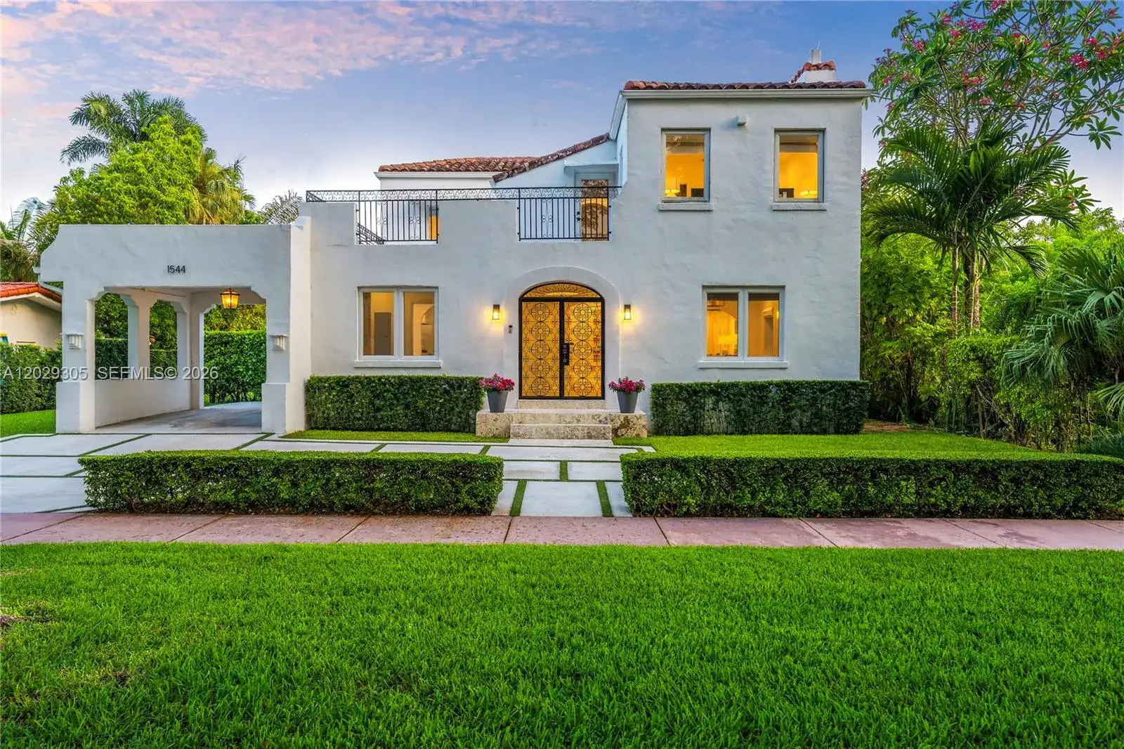 4 bedroom 3 bath Residential for sale at 1544 Plasentia Ave, Coral Gables FL 33134