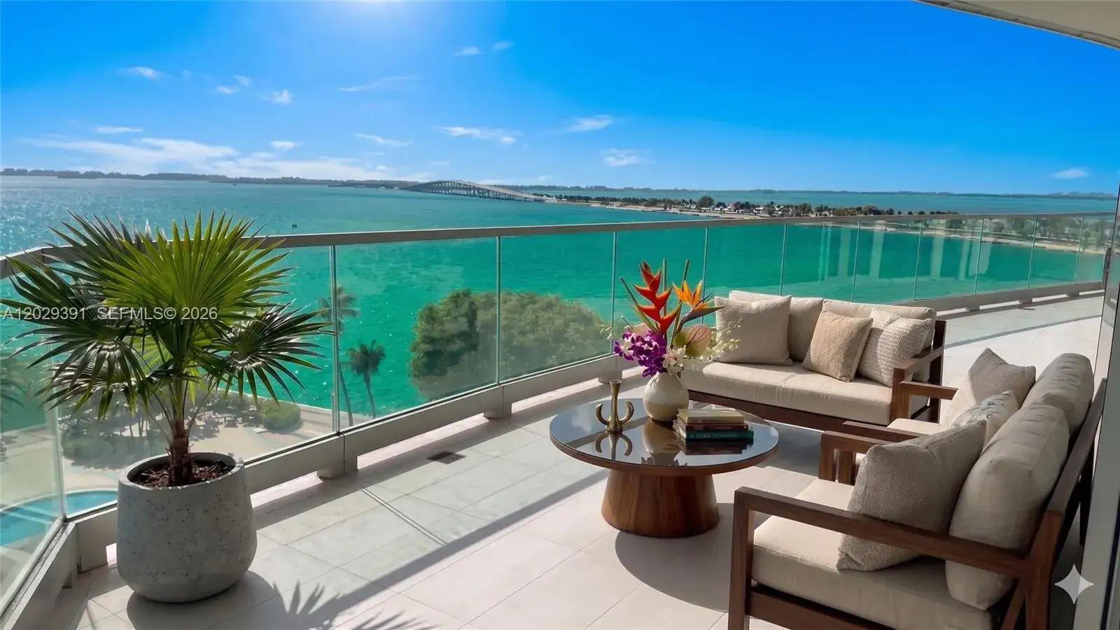 2 bedroom 2 bath Residential Lease for rent at 174 SE 25 RD # 504, Miami FL 33131