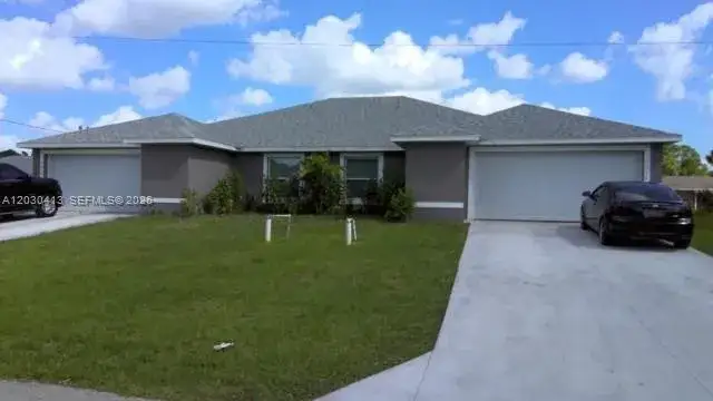 Residential Income for sale at 5016-5018 SW 24 ST, Lehigh Acres FL 33973