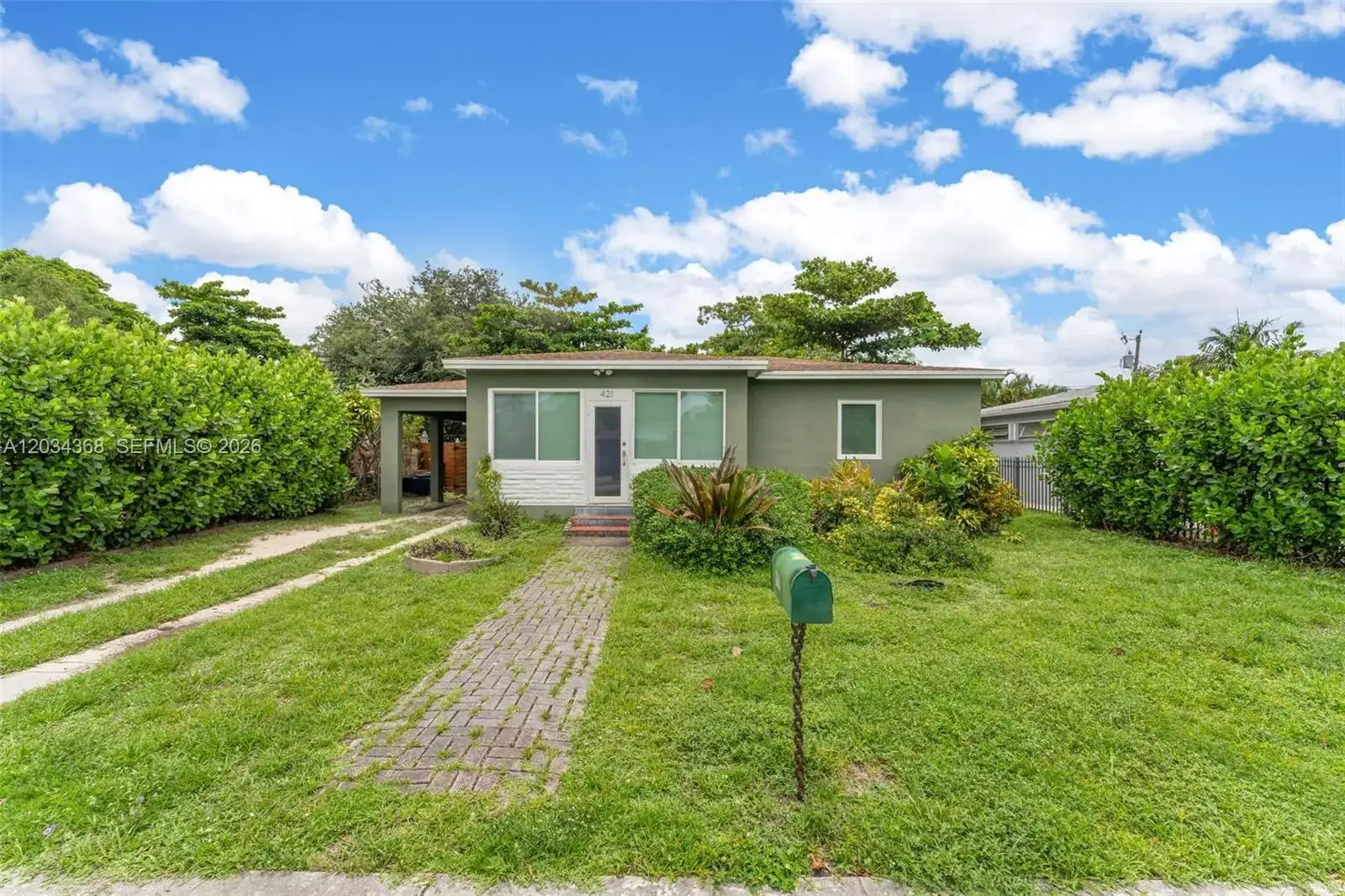 2 bedroom 1 bath Residential for sale at 421 NW 105th St, Miami FL 33150