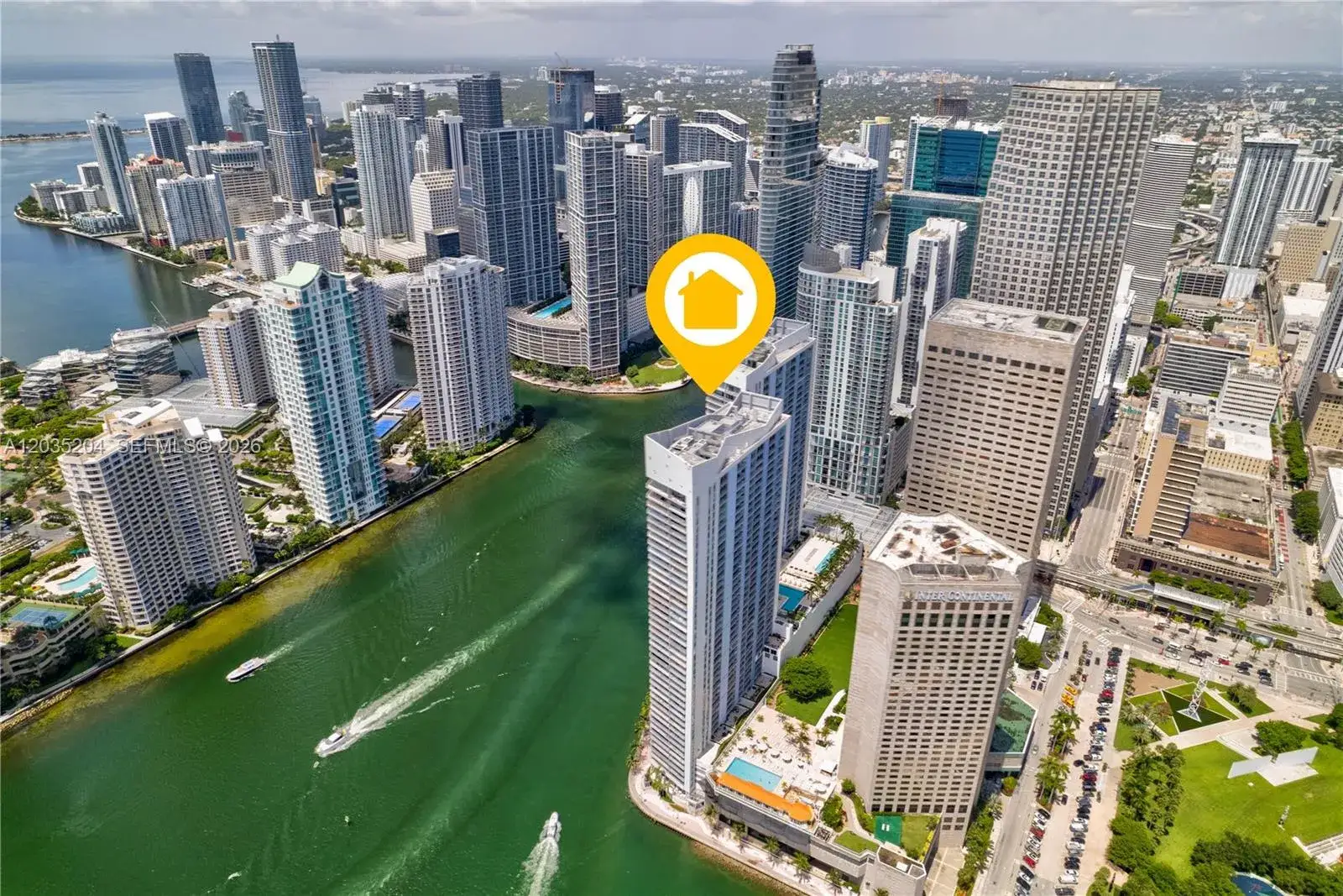 2 bedroom 2 bath Residential Lease for rent at 335 S Biscayne Blvd # 3108, Miami FL 33131