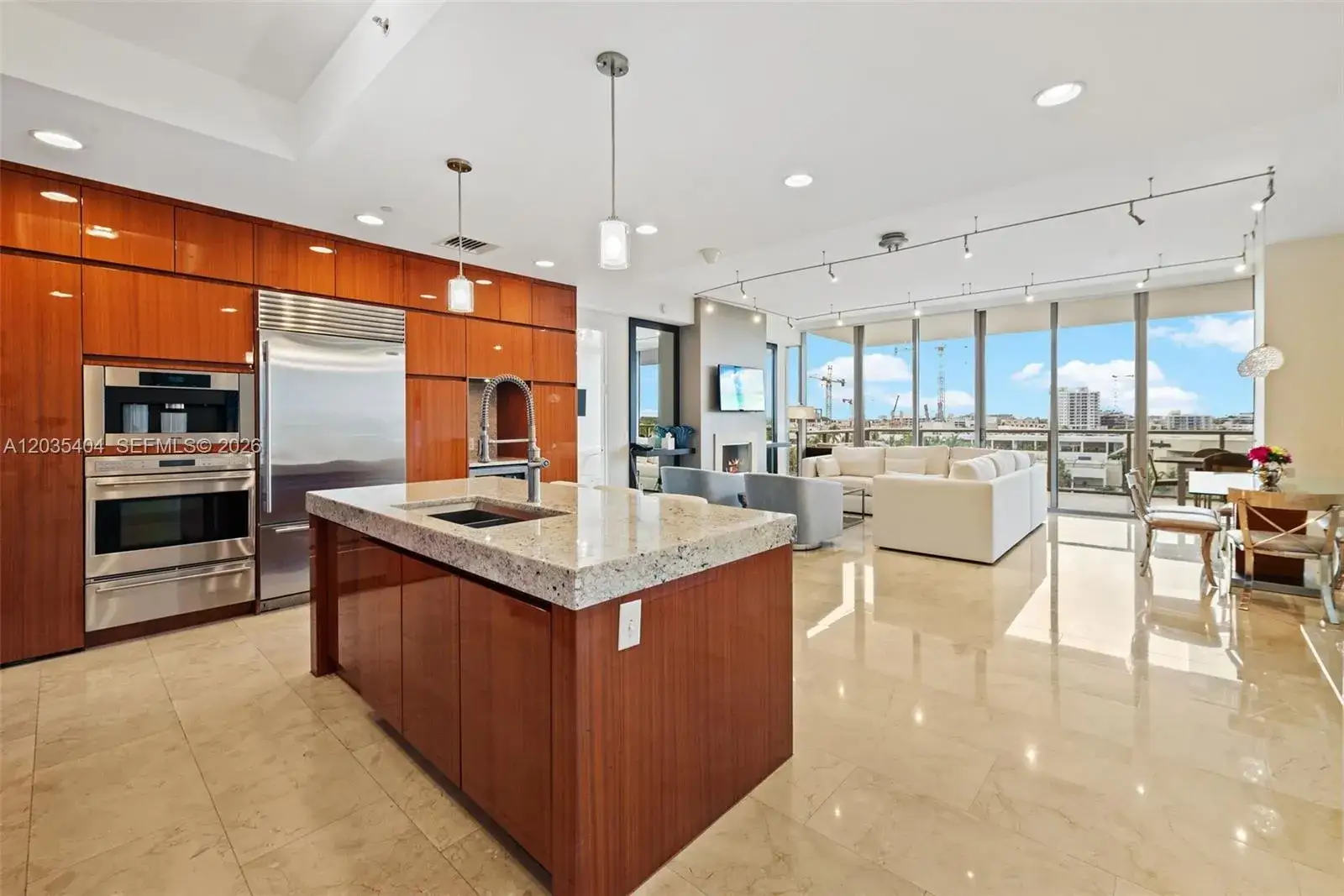 2 bedroom 2 bath Residential Lease for rent at 9705 Collins Ave # 605N, Bal Harbour FL 33154