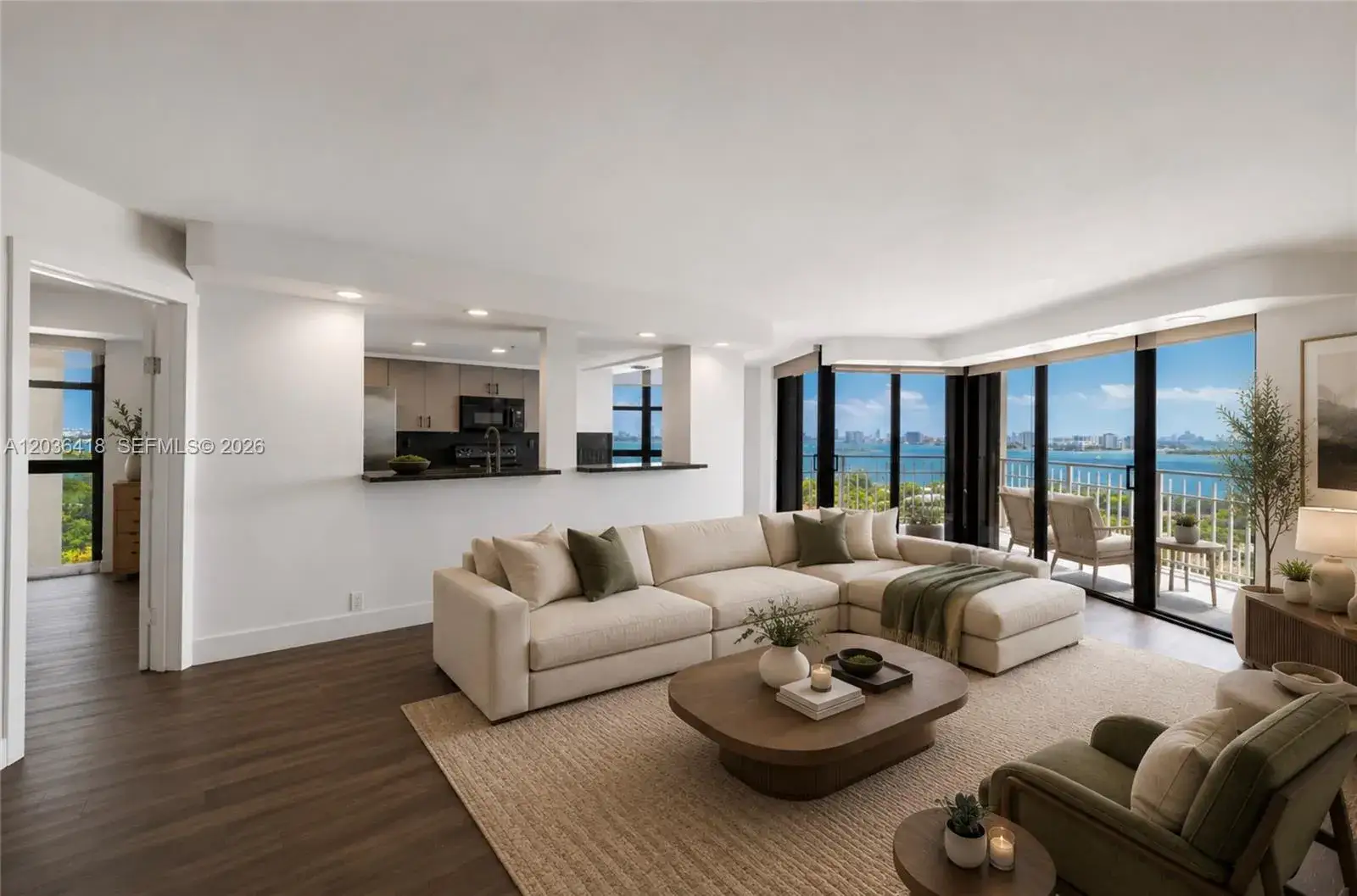 3 bedroom 2 bath Residential Lease for rent at 1000 Quayside Ter # 1702, Miami FL 33138