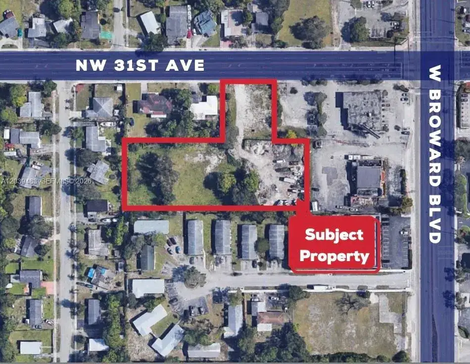 Land/Boat Docks for sale at 147 NW 31 Ave, Lauderhill FL 33311