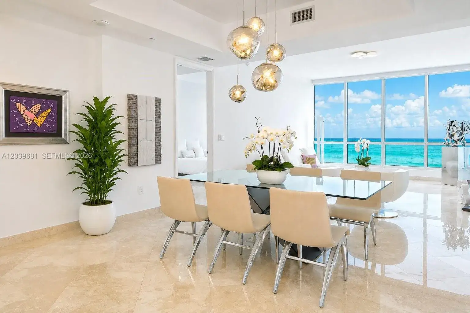 2 bedroom 2 bath Residential Lease for rent at 100 S Pointe Dr # 1507, Miami Beach FL 33139