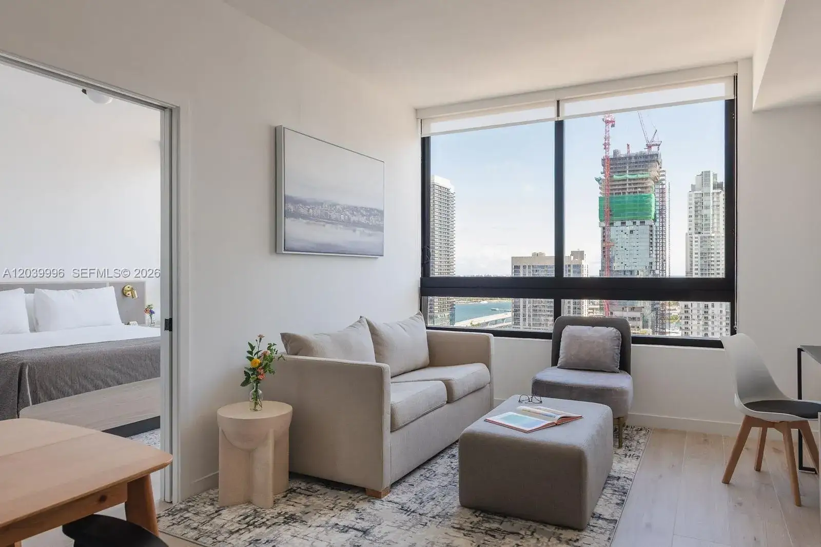 1 bedroom 1 bath Residential Lease for rent at 225 N Miami Ave # 3203, Miami FL 33128