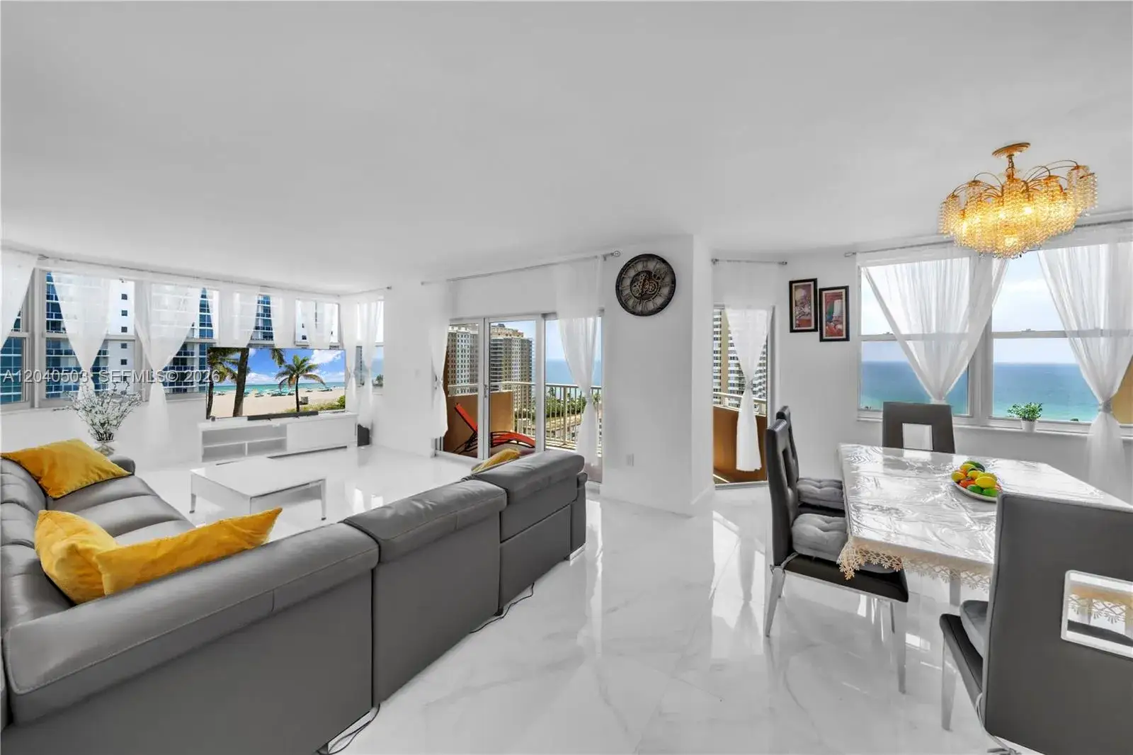 2 bedroom 2 bath Residential Lease for rent at 1965 S Ocean Dr, Hallandale Beach FL 33009