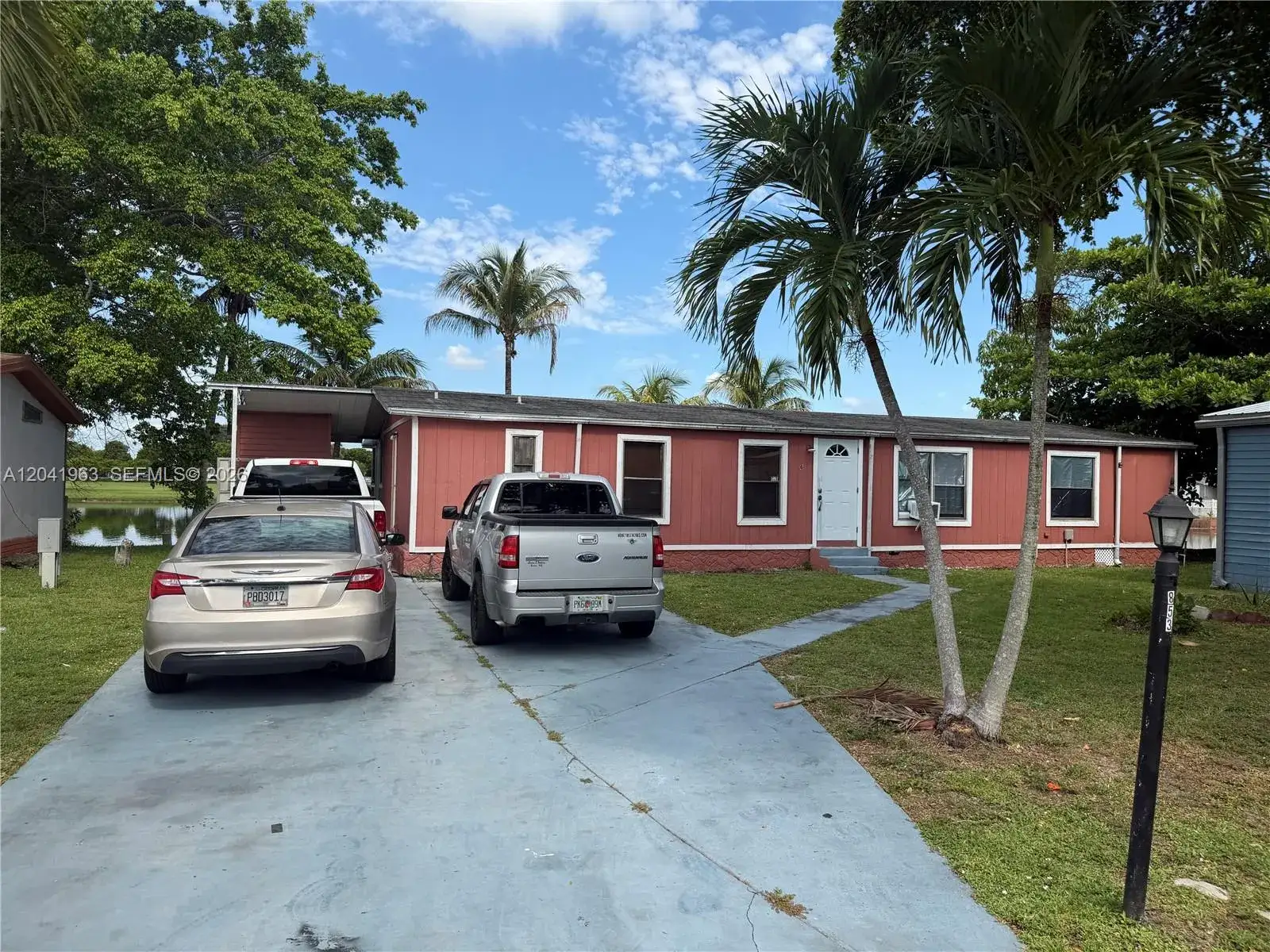 2 bedroom 1 bath Residential Lease for rent at 20606 NW 55th Court # B, Miami Gardens FL 33055