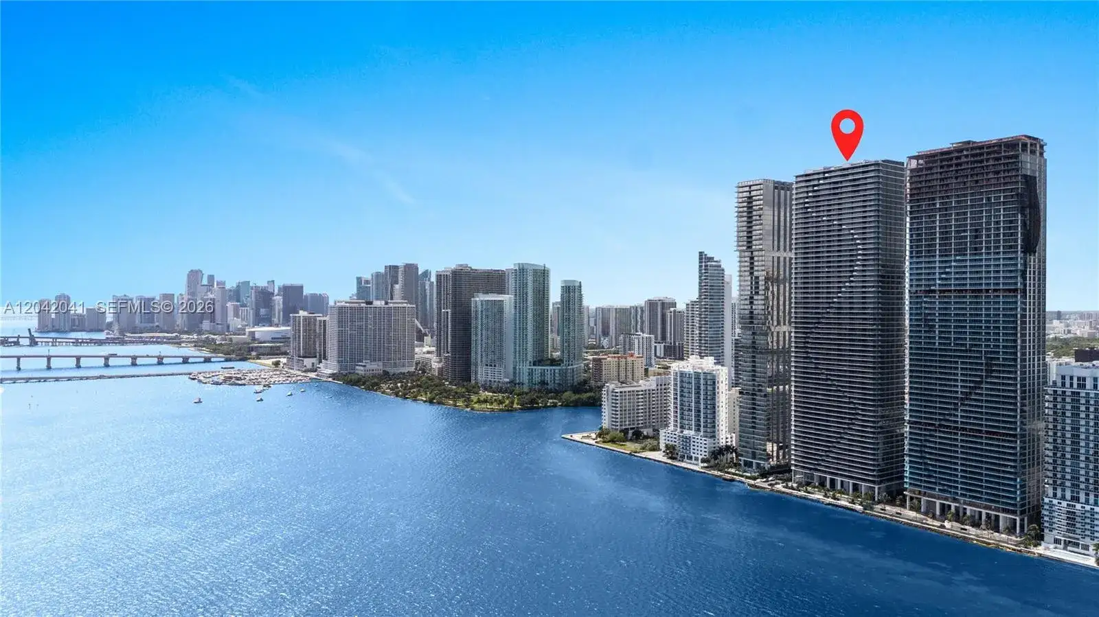 4 bedroom 3 bath Residential Lease for rent at 700 NE 24 # 3905, Miami FL 33137