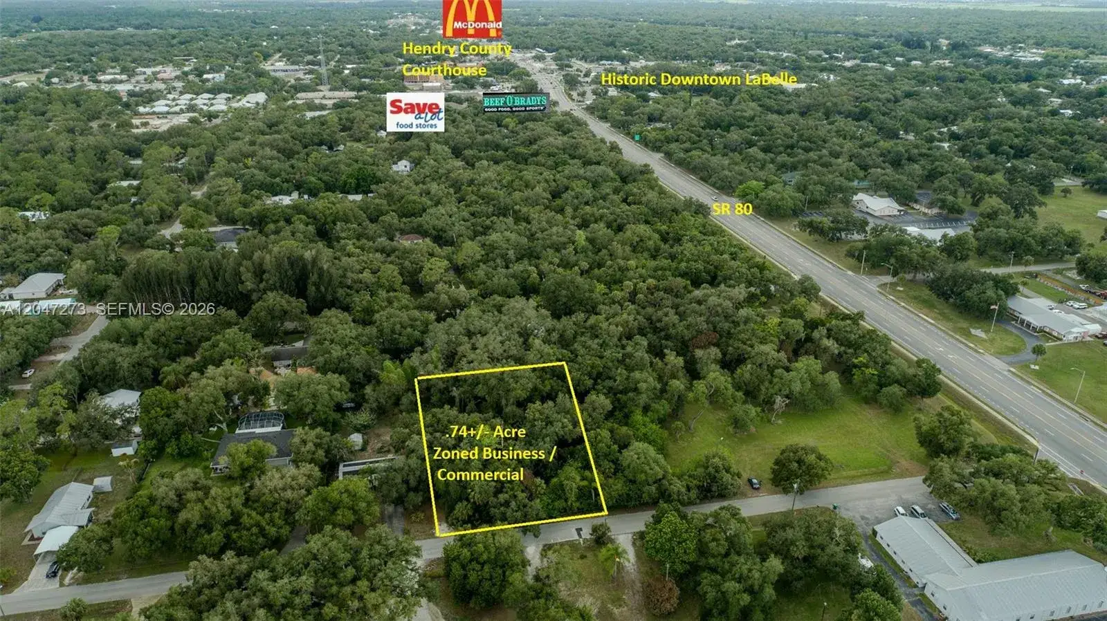 Commercial Land for sale at 543 E Hickpochee Ave, La Belle FL 33935