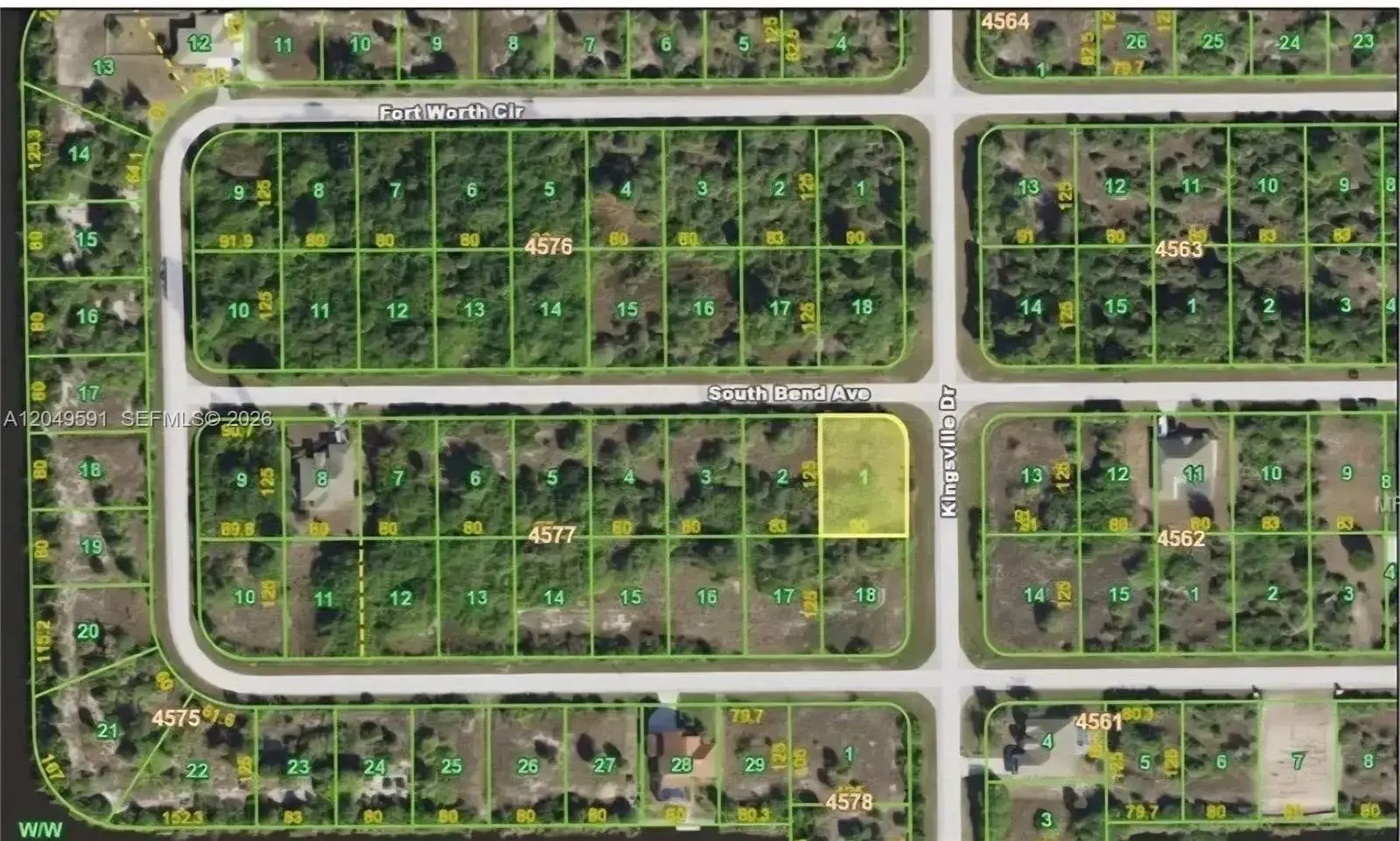 Land/Boat Docks for sale at 10229 KINGSVILLE DR, Port Charlotte FL 33981