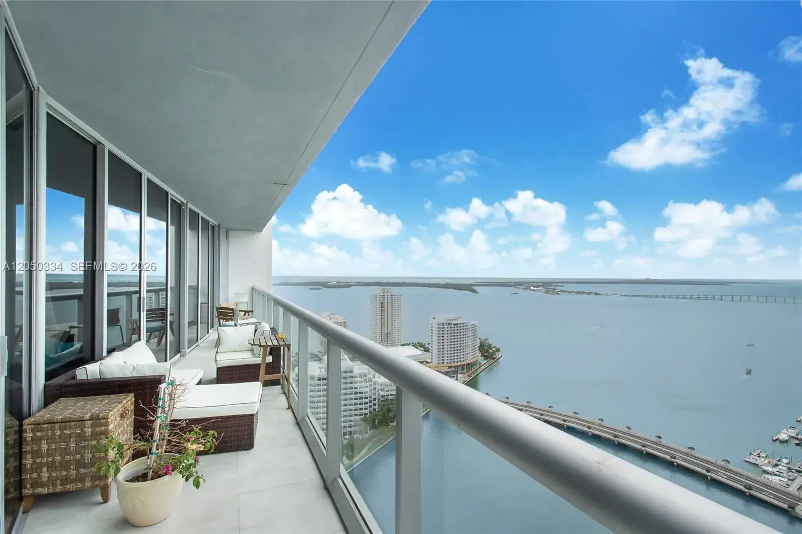 2 bedroom 2 bath Residential for sale at 495 Brickell Ave # 3803, Miami FL 33131