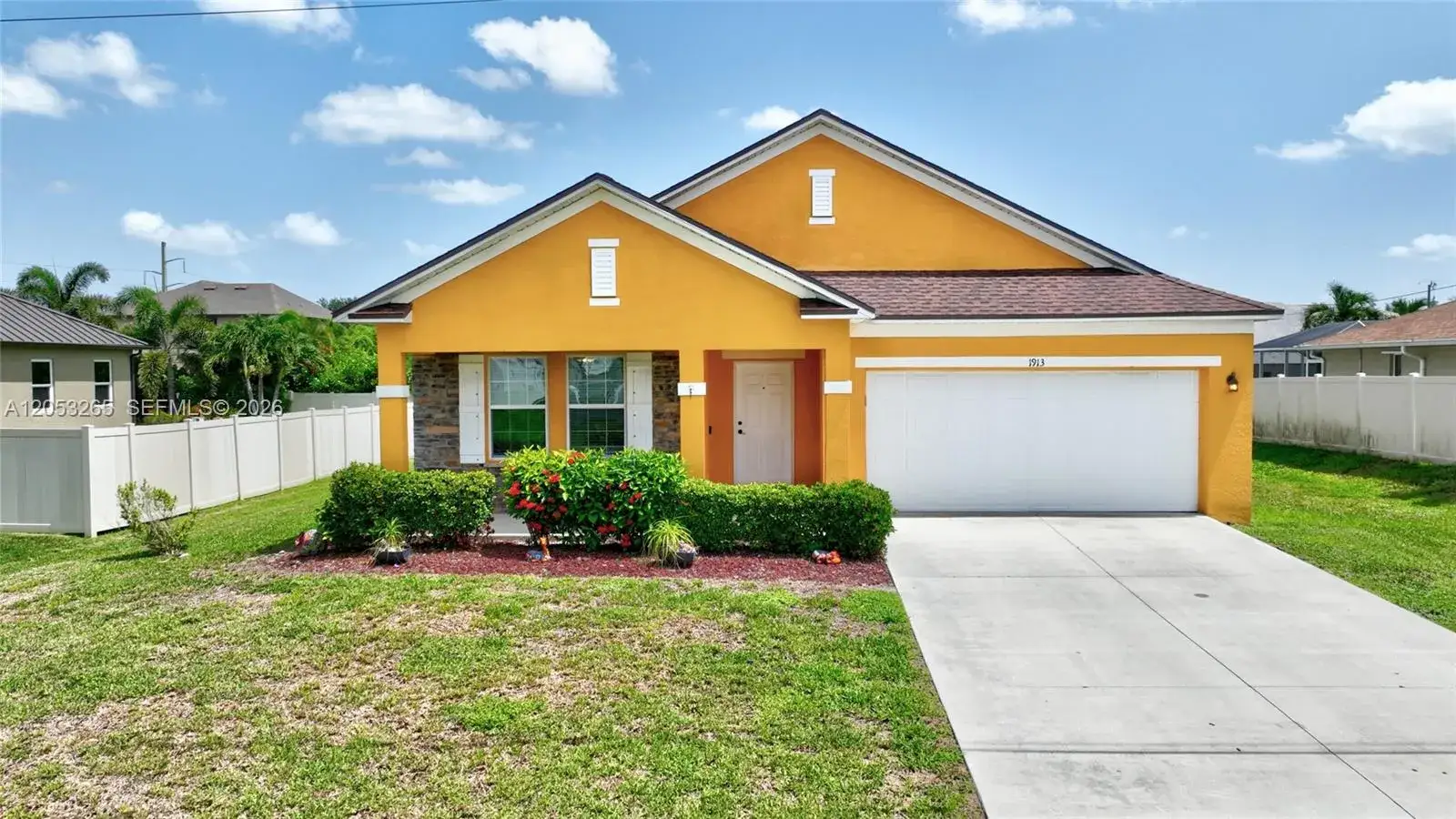 3 bedroom 2 bath Residential for sale at 1913 SW 26th Terrace, Cape Coral FL 33914