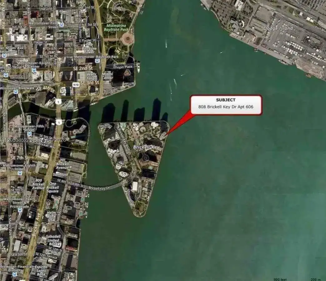 2 bedroom 2 bath Residential for sale at 808 Brickell Key Dr # 606, Miami FL 33131
