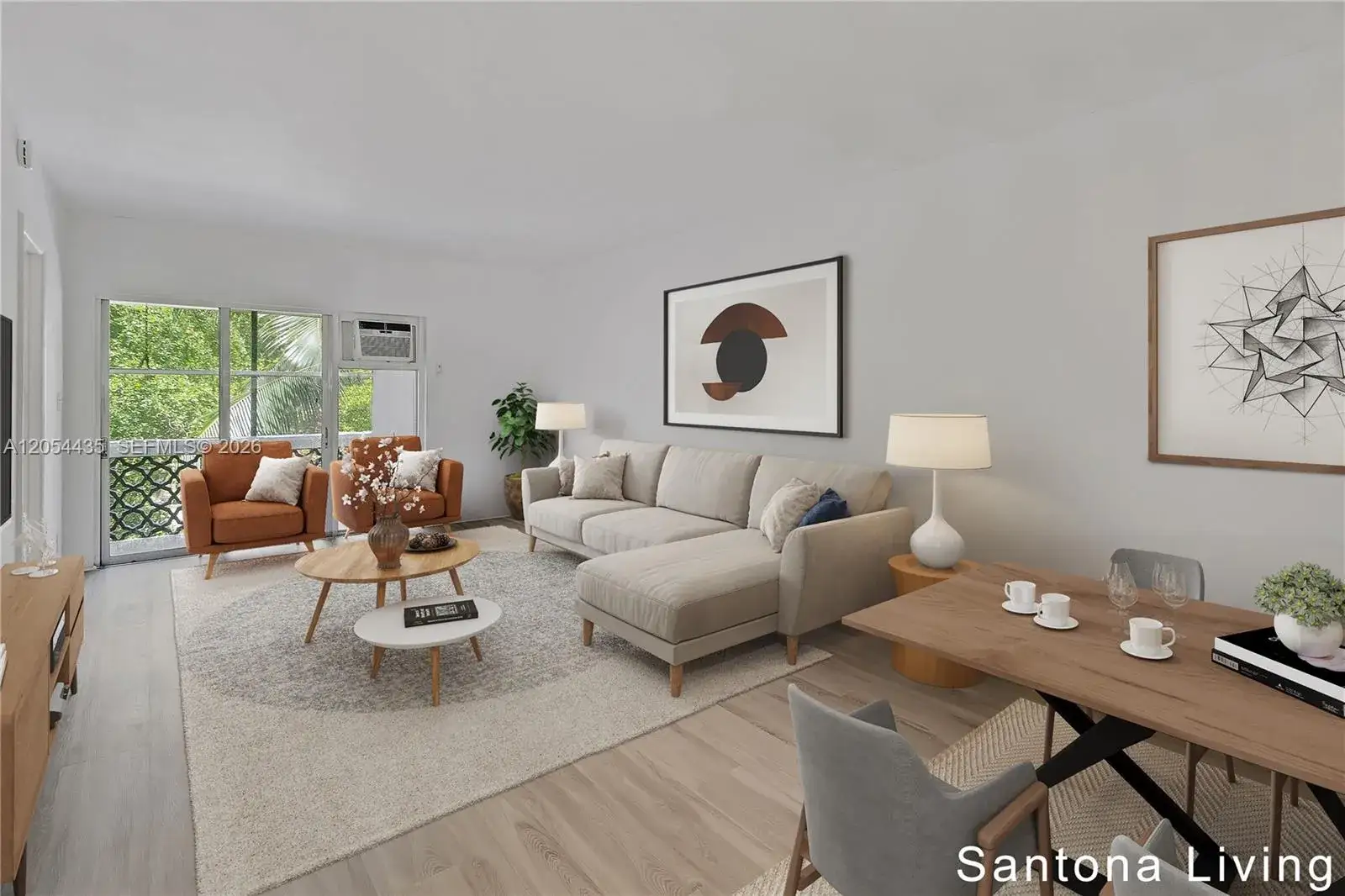 2 bedroom 2 bath Residential Lease for rent at 6580 E Santona St # A37, Coral Gables FL 33146