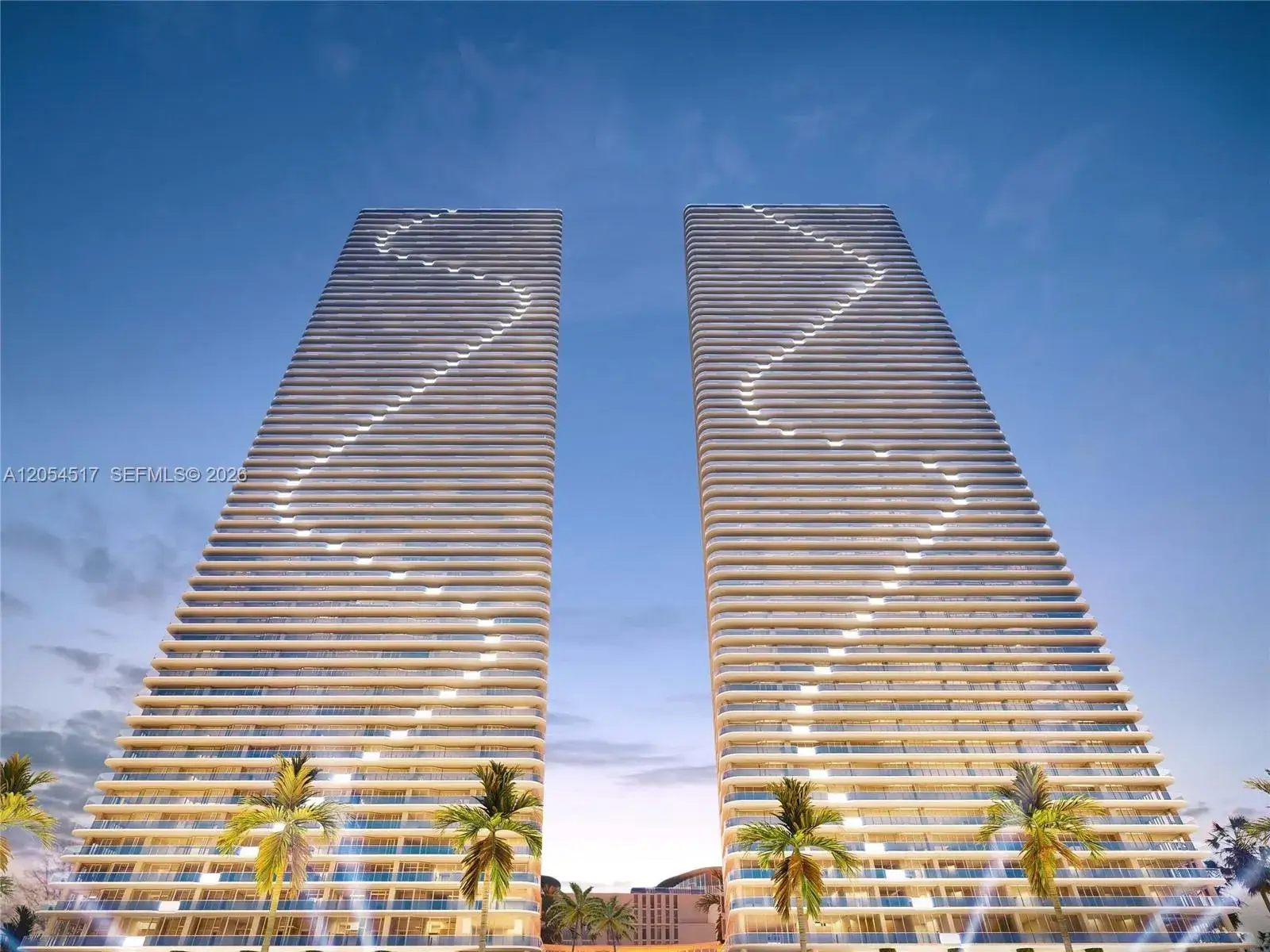 1 bedroom 2 bath Residential Lease for rent at 725 NE 24th Street # 2404, Miami FL 33137
