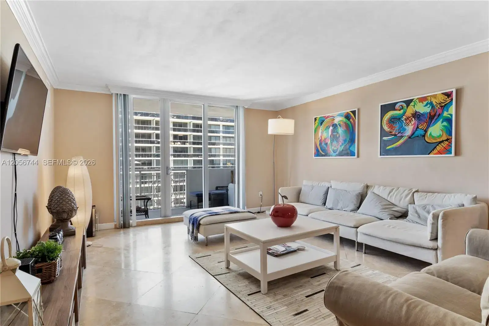 4 bedroom 2 bath Residential Lease for rent at 5825 Collins Ave # 9C, Miami Beach FL 33140