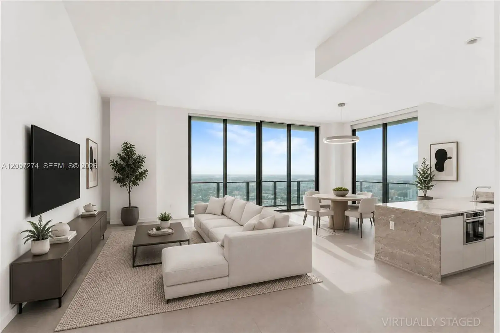3 bedroom 2 bath Residential Lease for rent at 1300 S Miami Ave, Miami FL 33130