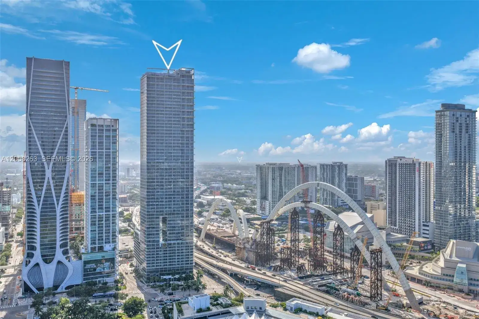 2 bedroom 2 bath Residential Lease for rent at 1100 Biscayne Blvd # 4308, Miami FL 33132