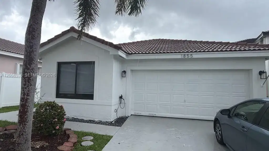 3 bedroom 2 bath Residential Lease for rent at 1855 SW 177th Ter, Miramar FL 33029