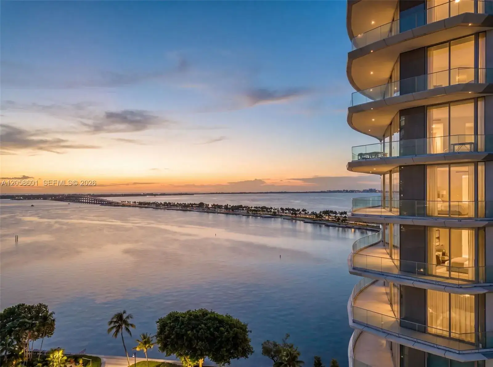 2 bedroom 2 bath Residential Lease for rent at 175 SE 25th Rd # 604, Miami FL 33129
