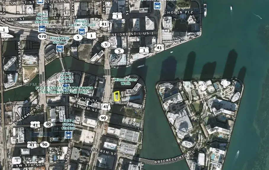 1 bedroom 1 bath Residential for sale at 485 Brickell Ave # 3401, Miami FL 33131