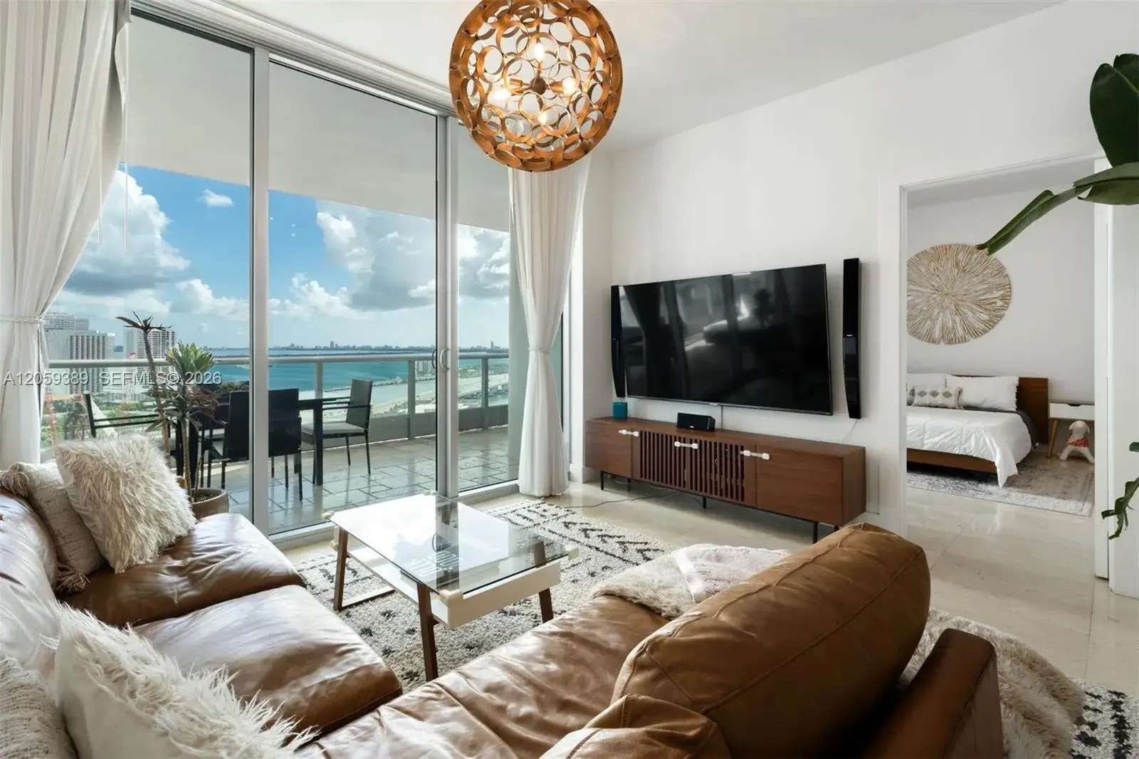 2 bedroom 3 bath Residential Lease for rent at 900 Biscayne Blvd # 2708, Miami FL 33132