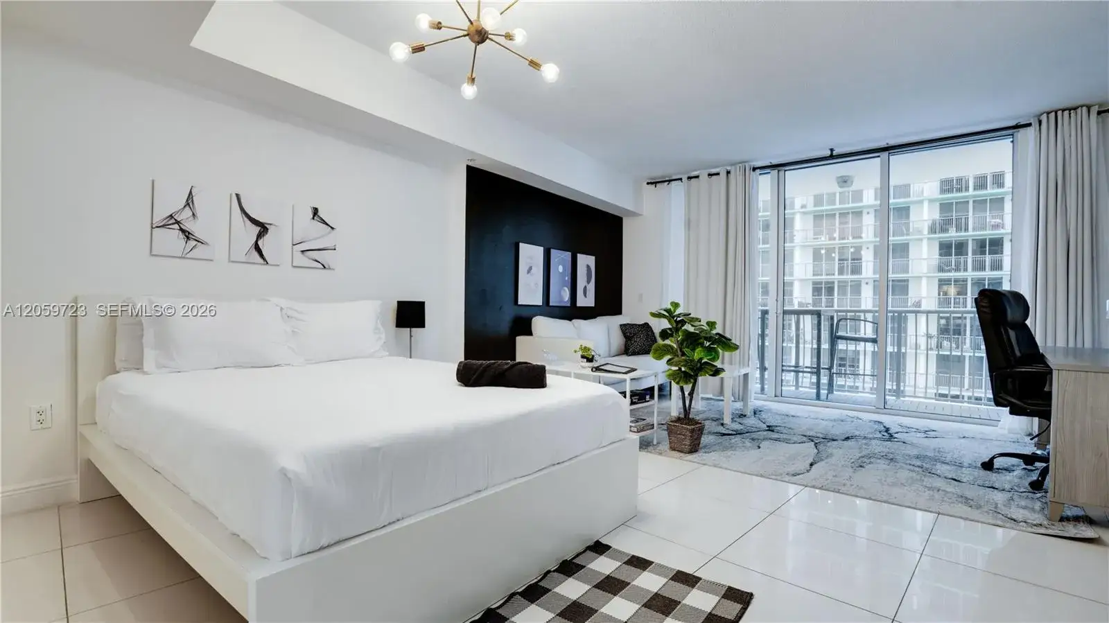1 bath Residential Lease for rent at 1750 N Bayshore # 2507, Miami FL 33132