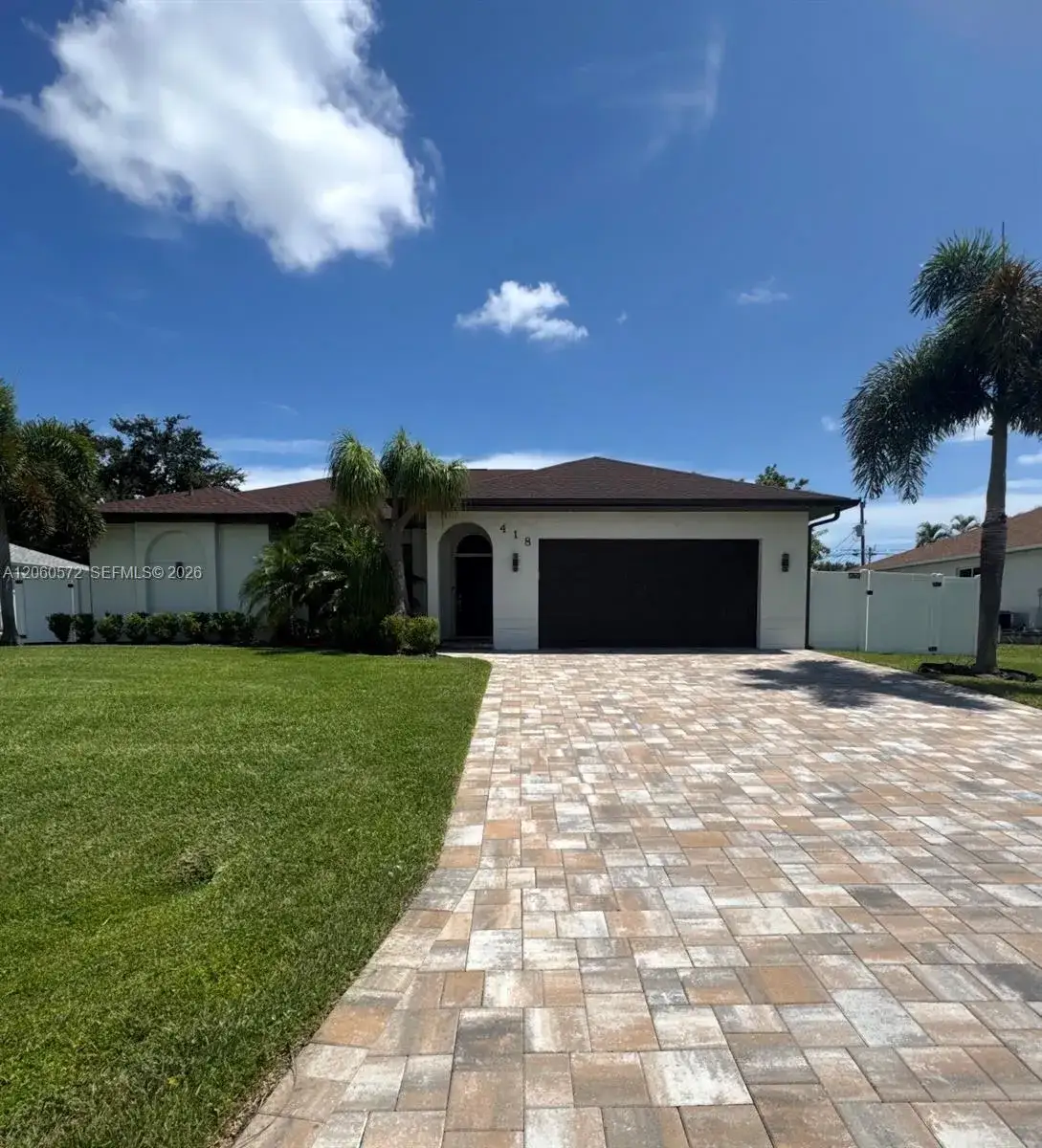 3 bedroom 2 bath Residential for sale at 418 sw 19th Ter, Cape Coral FL 33991