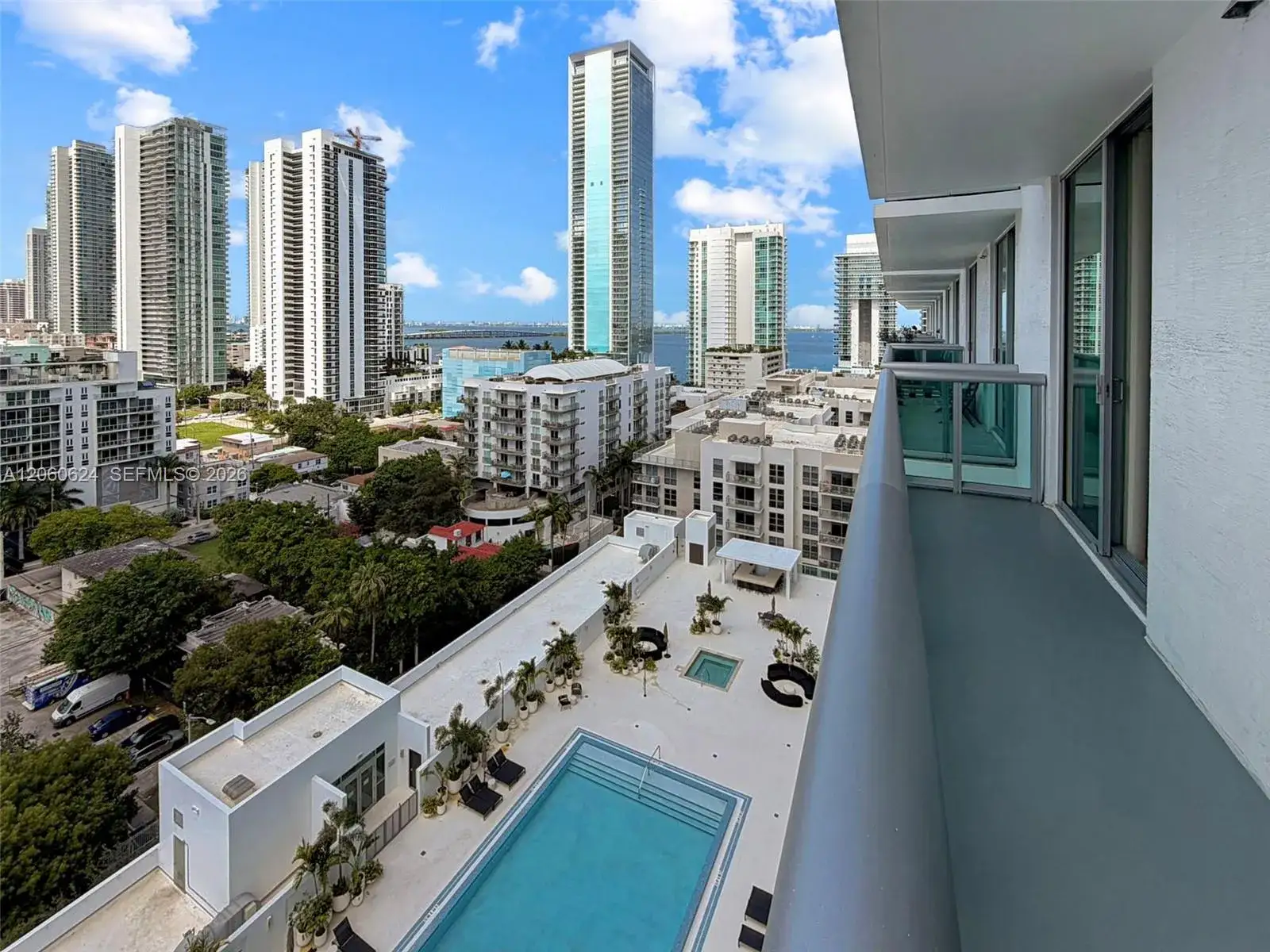 1 bedroom 1 bath Residential Lease for rent at 333 NE 24th St # 1403, Miami FL 33137
