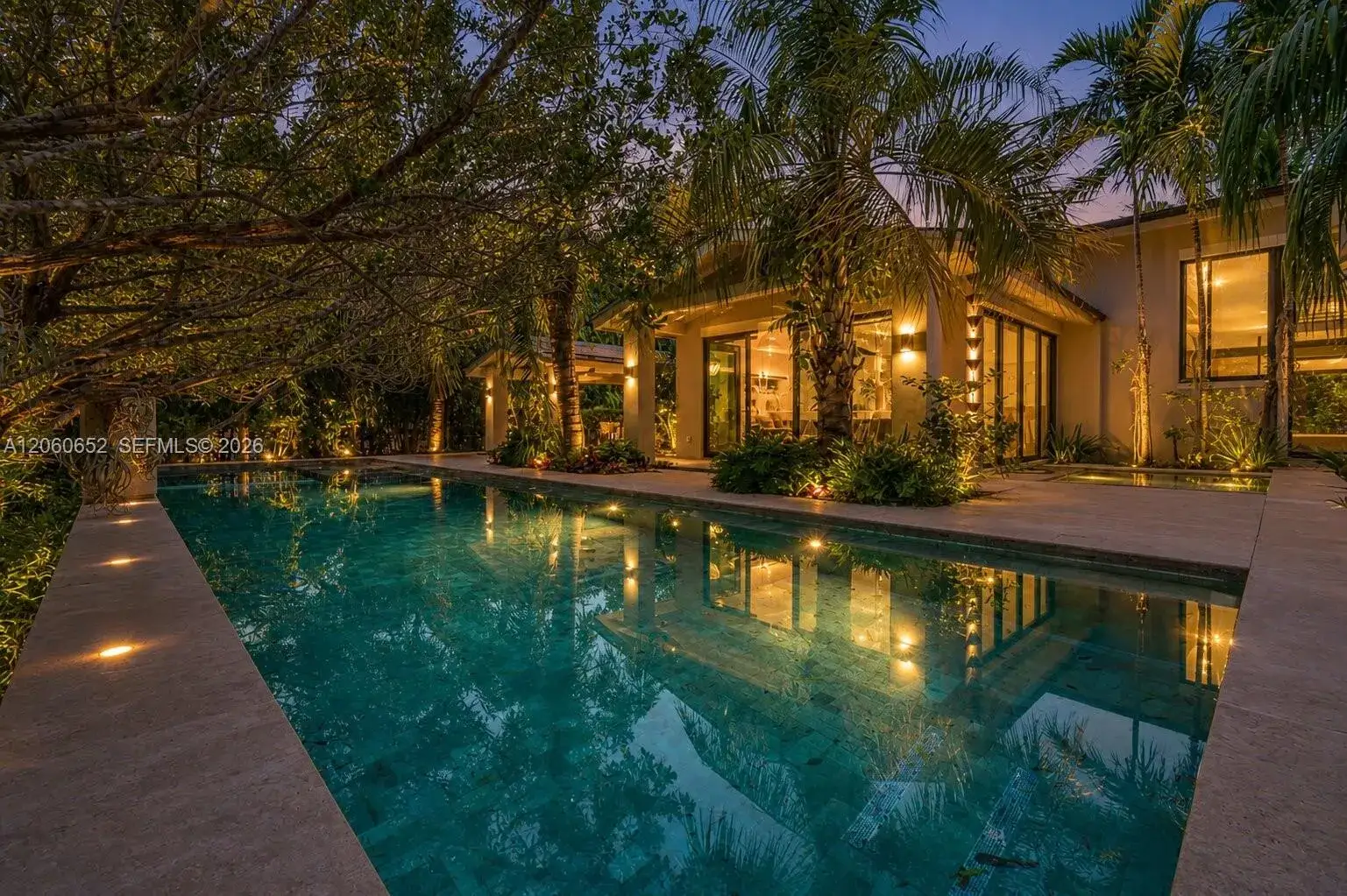 4 bedroom 4 bath Residential Lease for rent at 6840 Sunrise Pl, Coral Gables FL 33133