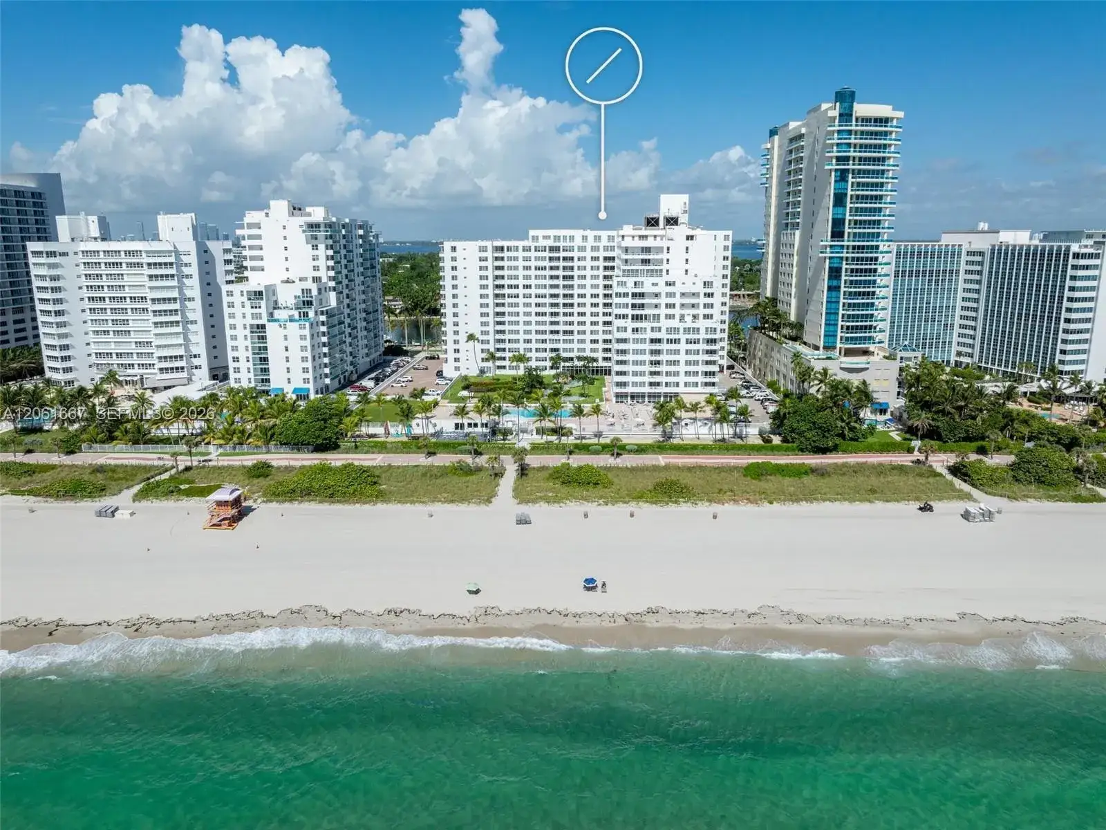 2 bedroom 2 bath Residential Lease for rent at 5005 Collins Ave # 1506, Miami Beach FL 33140