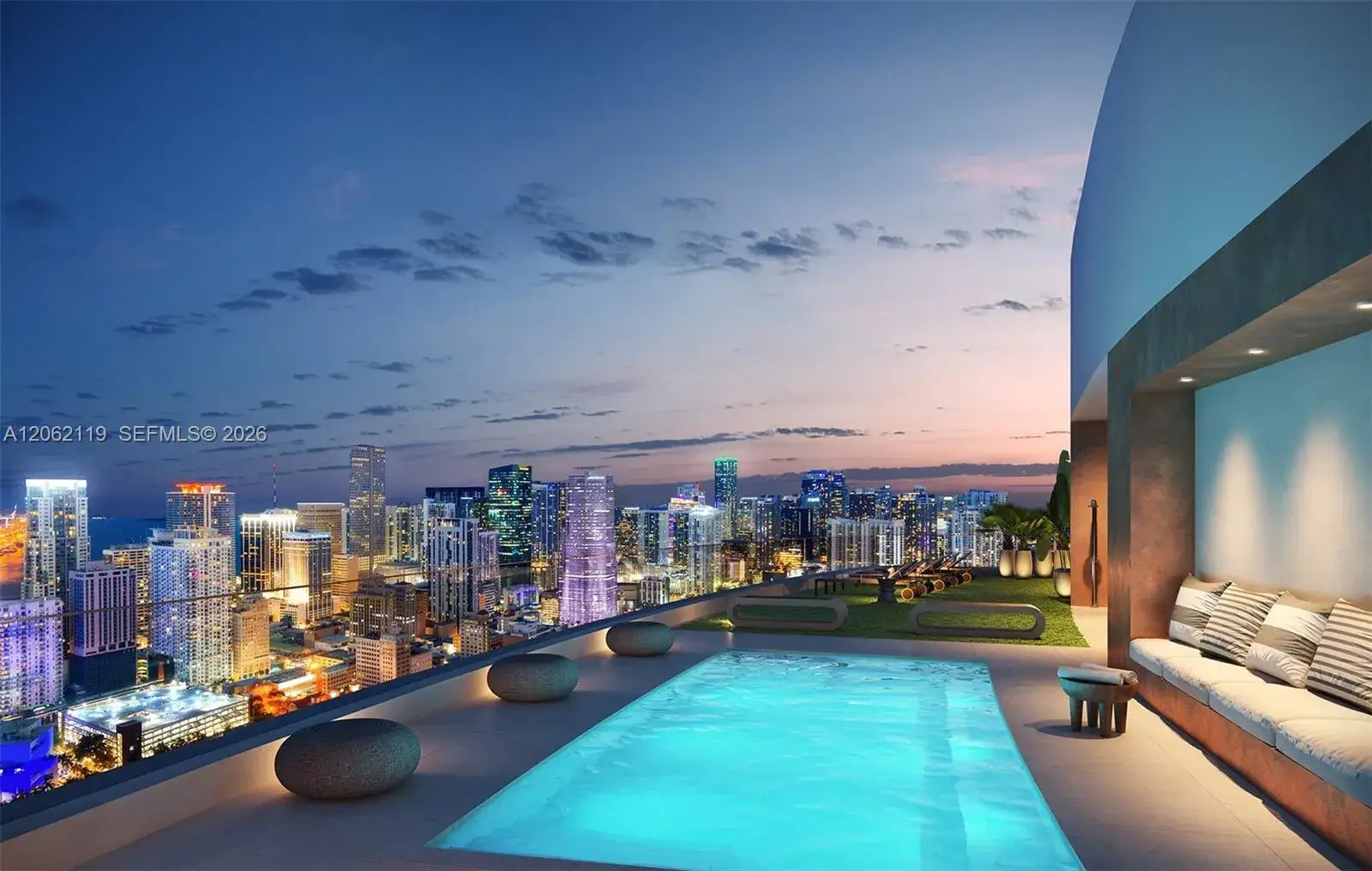 2 bedroom 2 bath Residential for sale at 225 N Miami Ave # 2912, Miami FL 33128