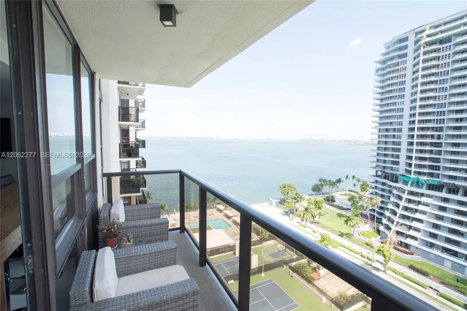 2 bedroom 2 bath Residential Lease for rent at 600 NE 36th St # 1507, Miami FL 33137