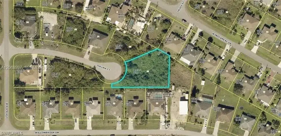 Land/Boat Docks for sale at 434 THELMA, Lehigh Acres FL 33972