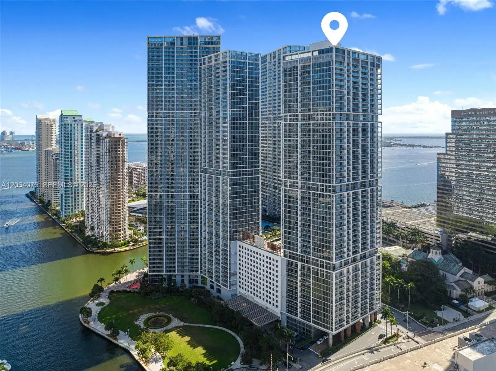 1 bedroom 1 bath Residential for sale at 485 Brickell Ave # 2103, Miami FL 33131