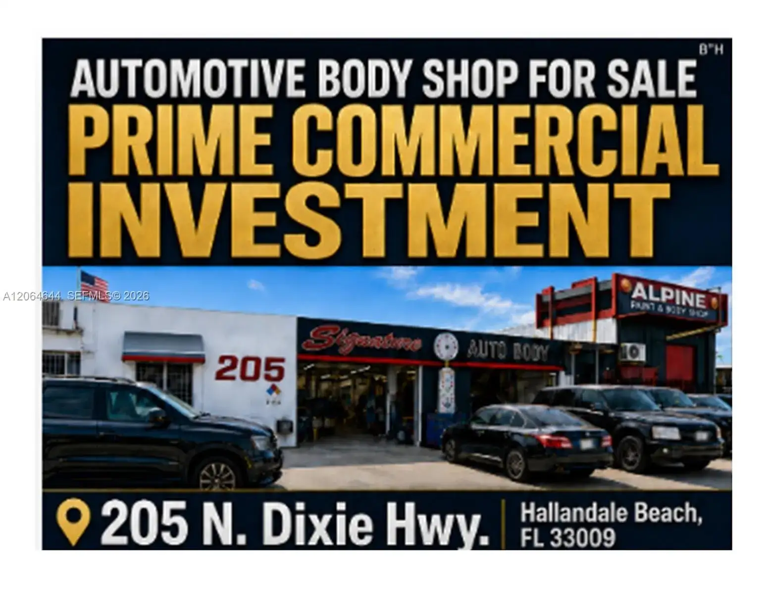 Commercial Sale for sale at 205 N Dixie Hwy, Hallandale Beach FL 33009