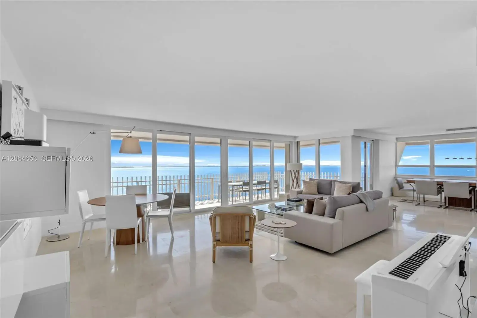 3 bedroom 3 bath Residential Lease for rent at 2 Grove Isle Dr # B1801, Miami FL 33133
