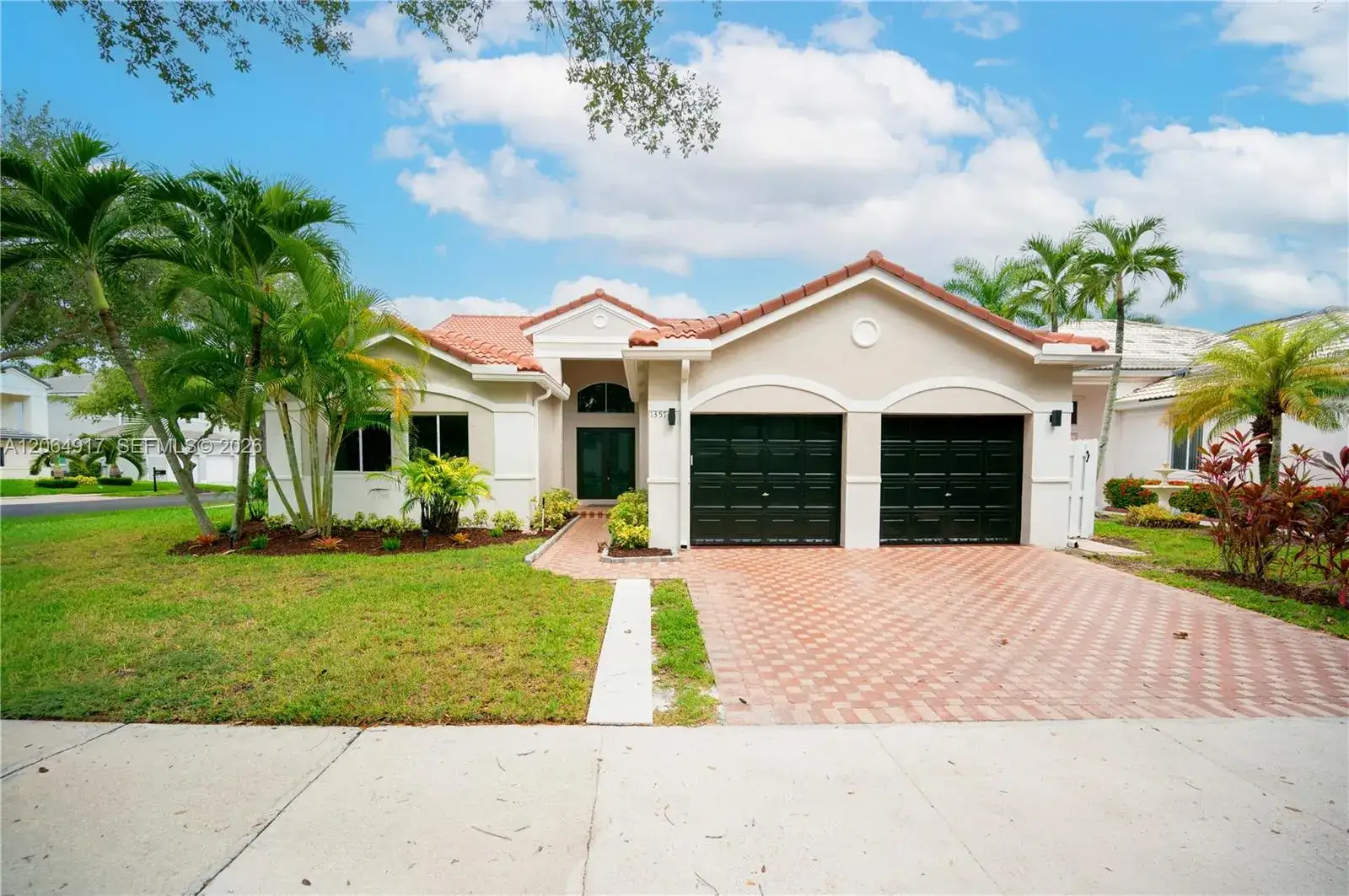 4 bedroom 3 bath Residential for sale at 1357 Camellia Ln, Weston FL 33326