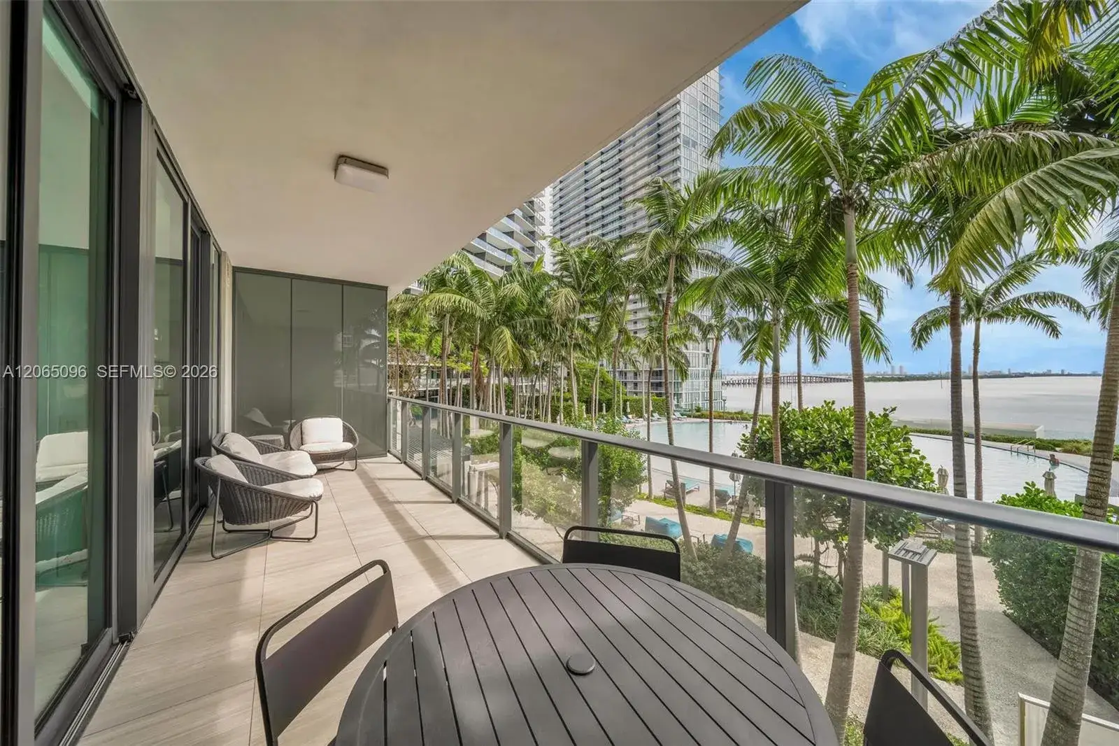 2 bedroom 3 bath Residential Lease for rent at 480 NE 31st St # 605, Miami FL 33137