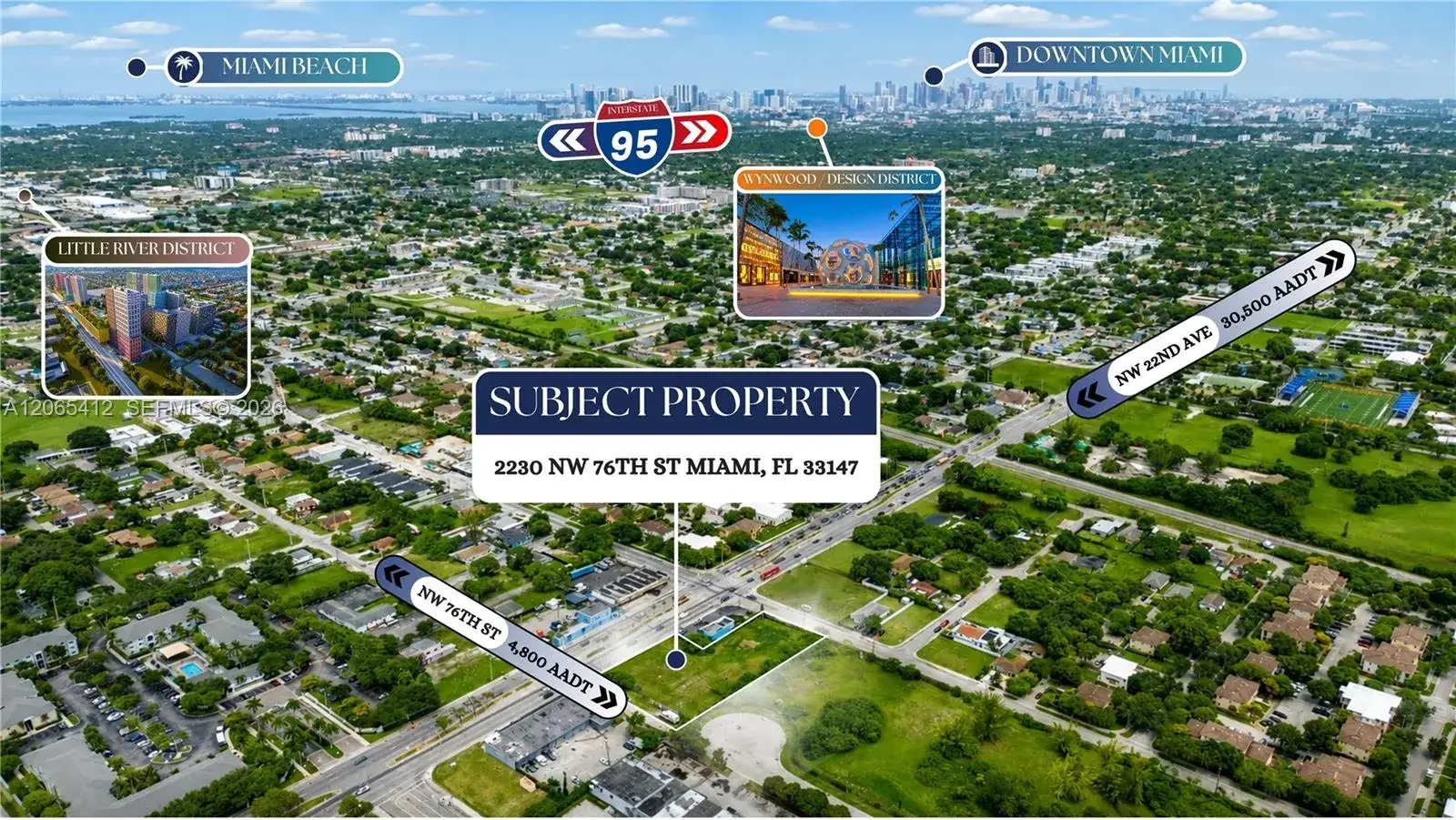 Commercial Land for sale at 2230 NW 76th St, Miami FL 33147