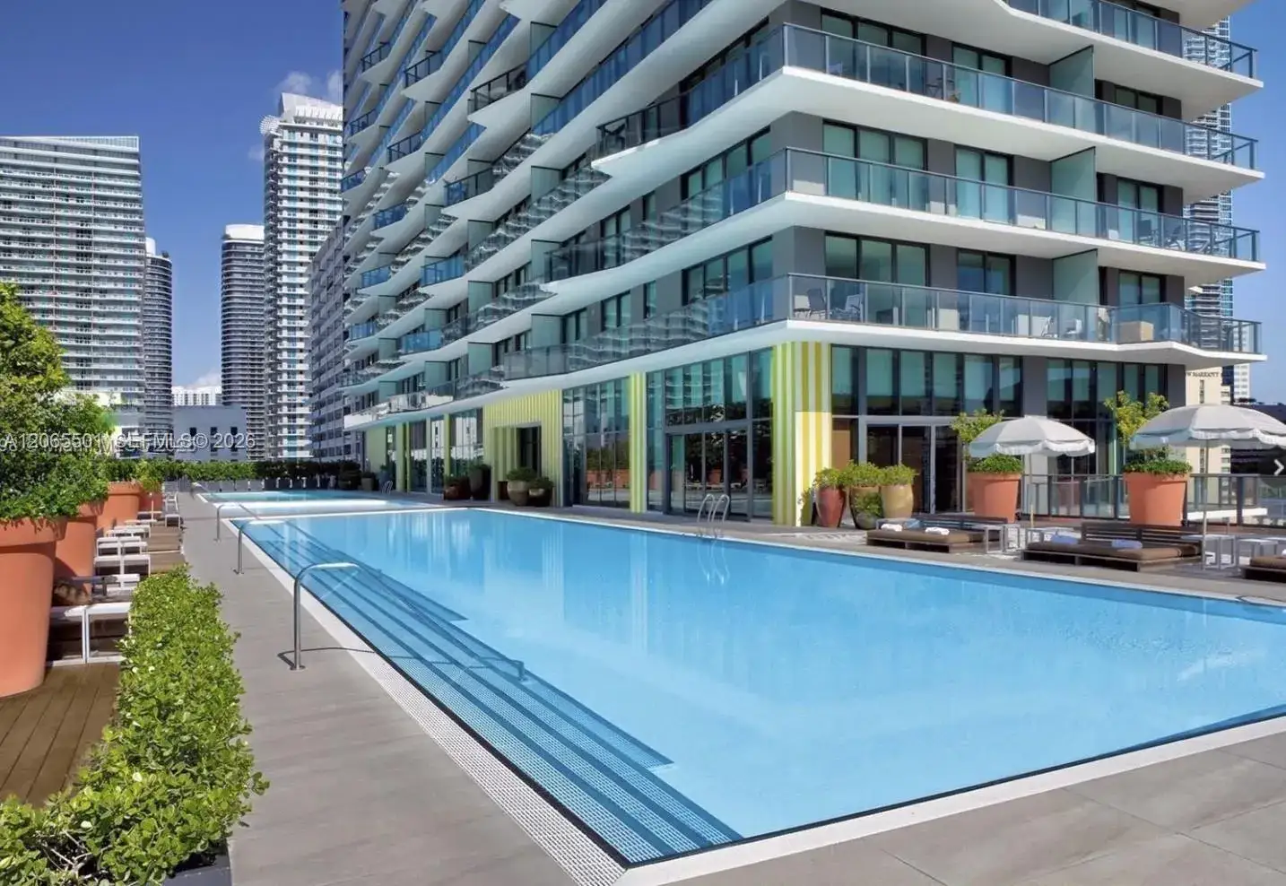 2 bedroom 2 bath Residential Lease for rent at 1300 S Miami Ave # 2411, Miami FL 33130